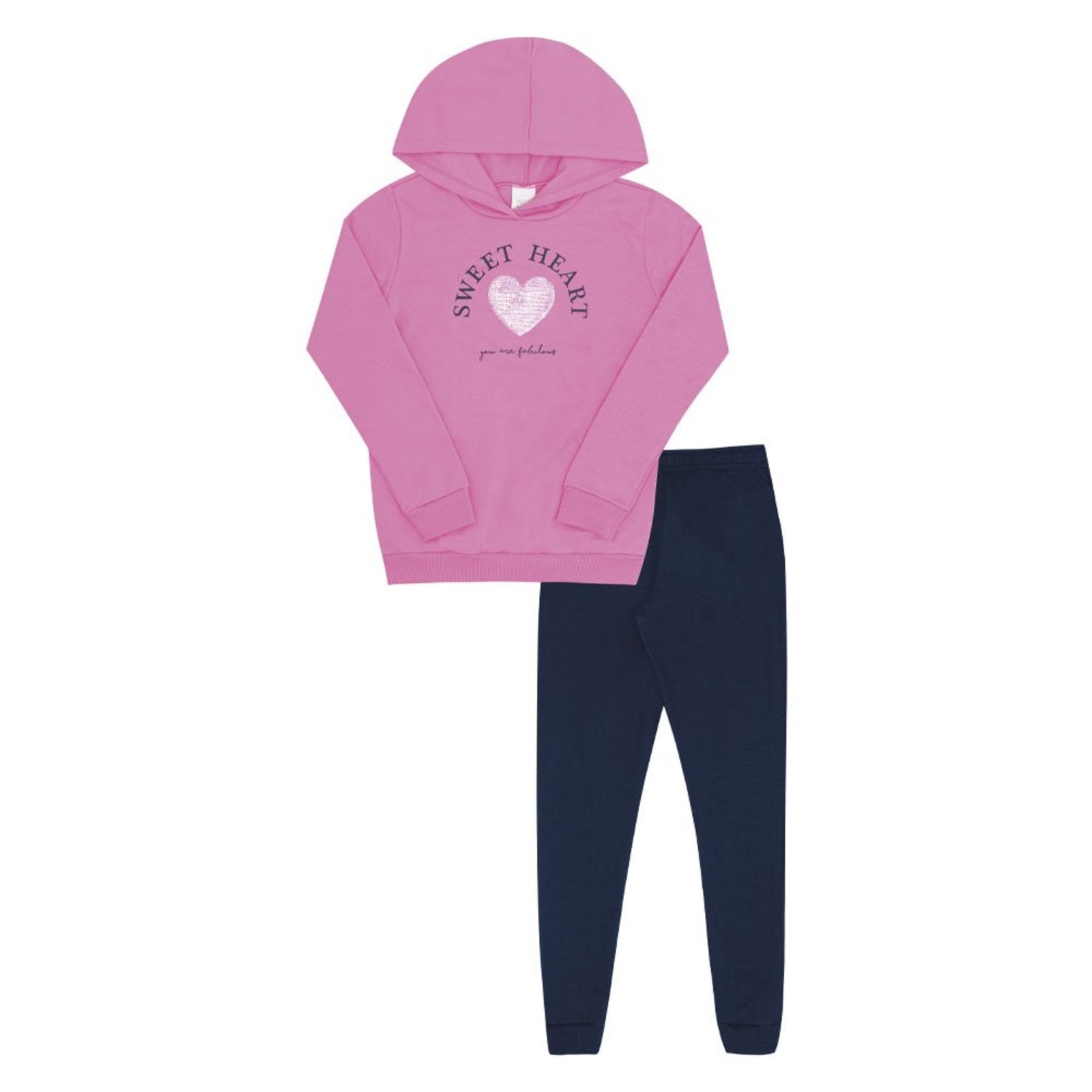 Infantil - Conjunto Menina - Rosa - 52841-13