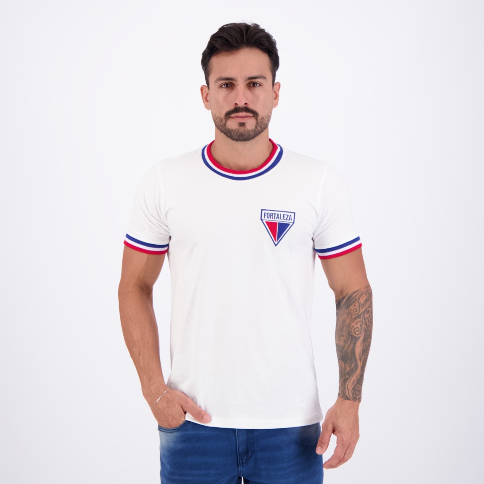 Camisa Fortaleza Retrô 1974 Branca