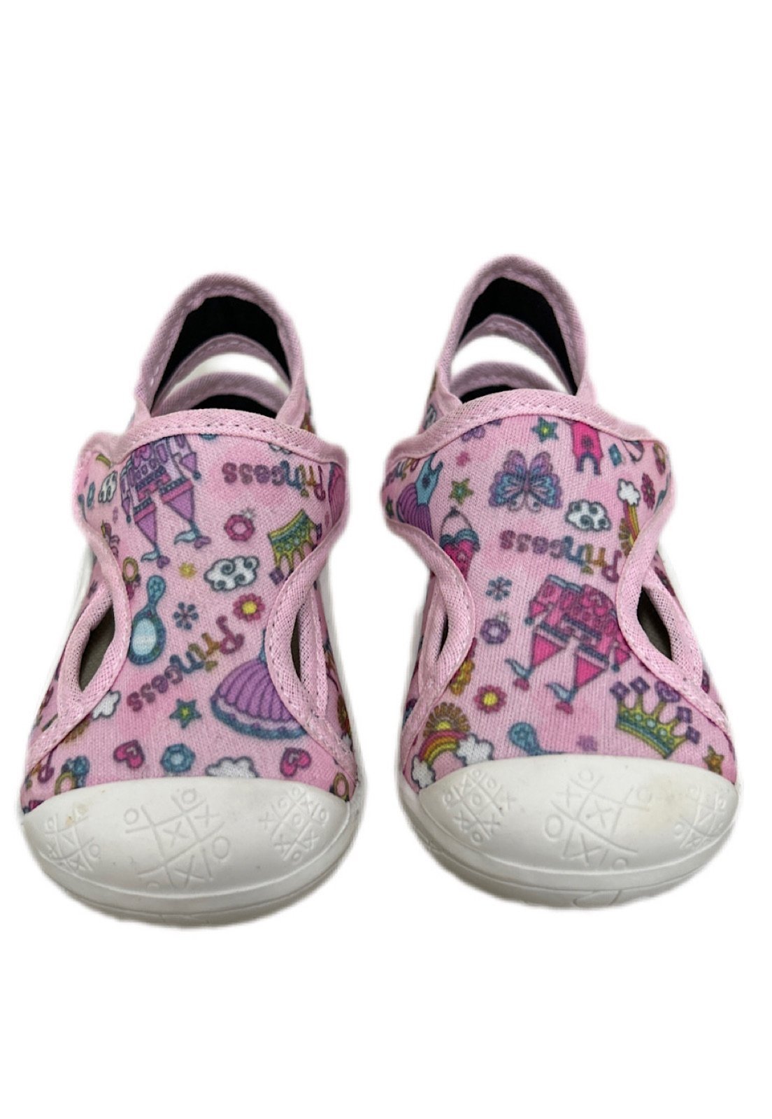 Vista 3 Infantil - Tênis Papete Solzim calce fácil Princesa rosa Solzim rosa