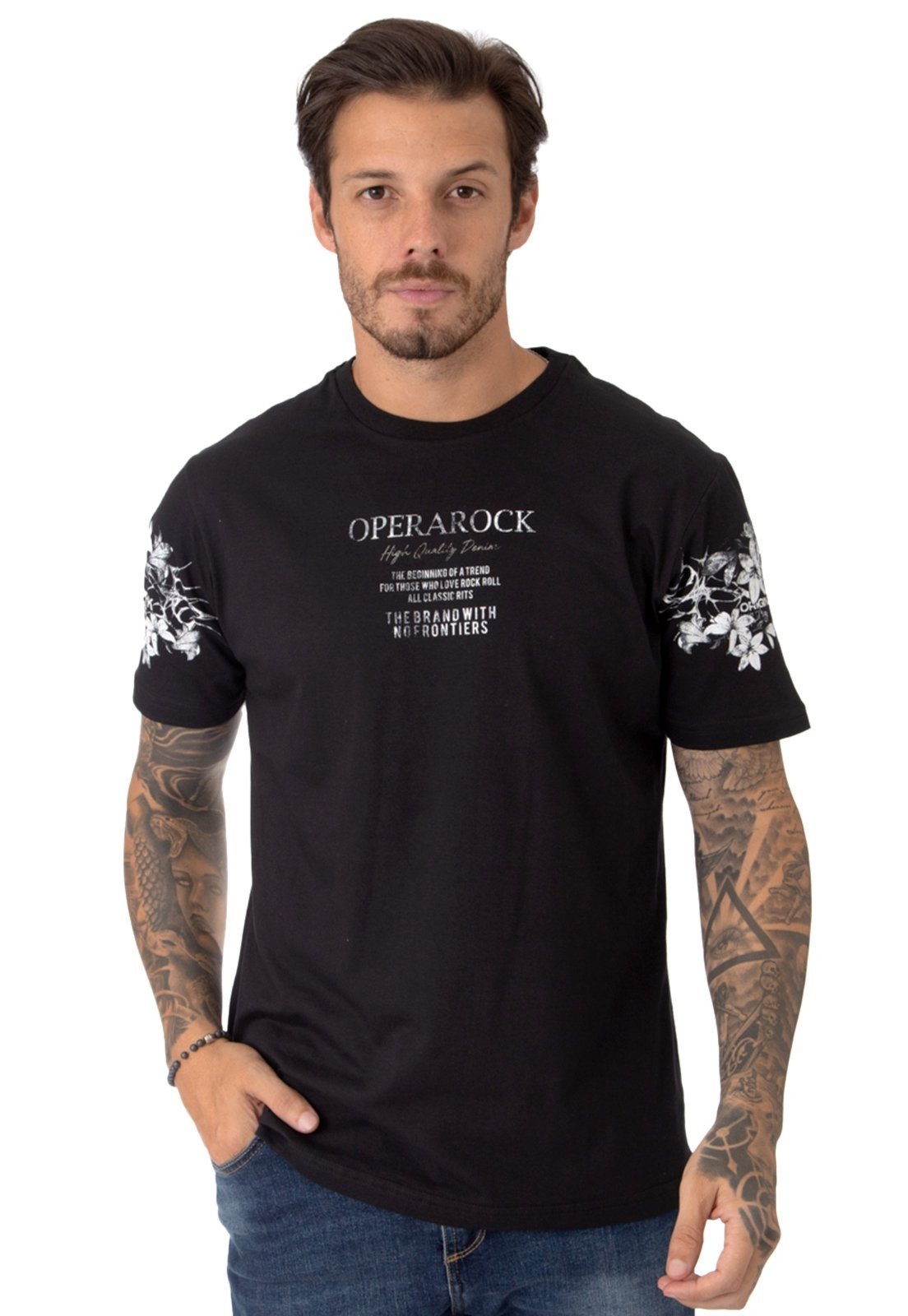 Camiseta Operarock Classic Tribal Preto