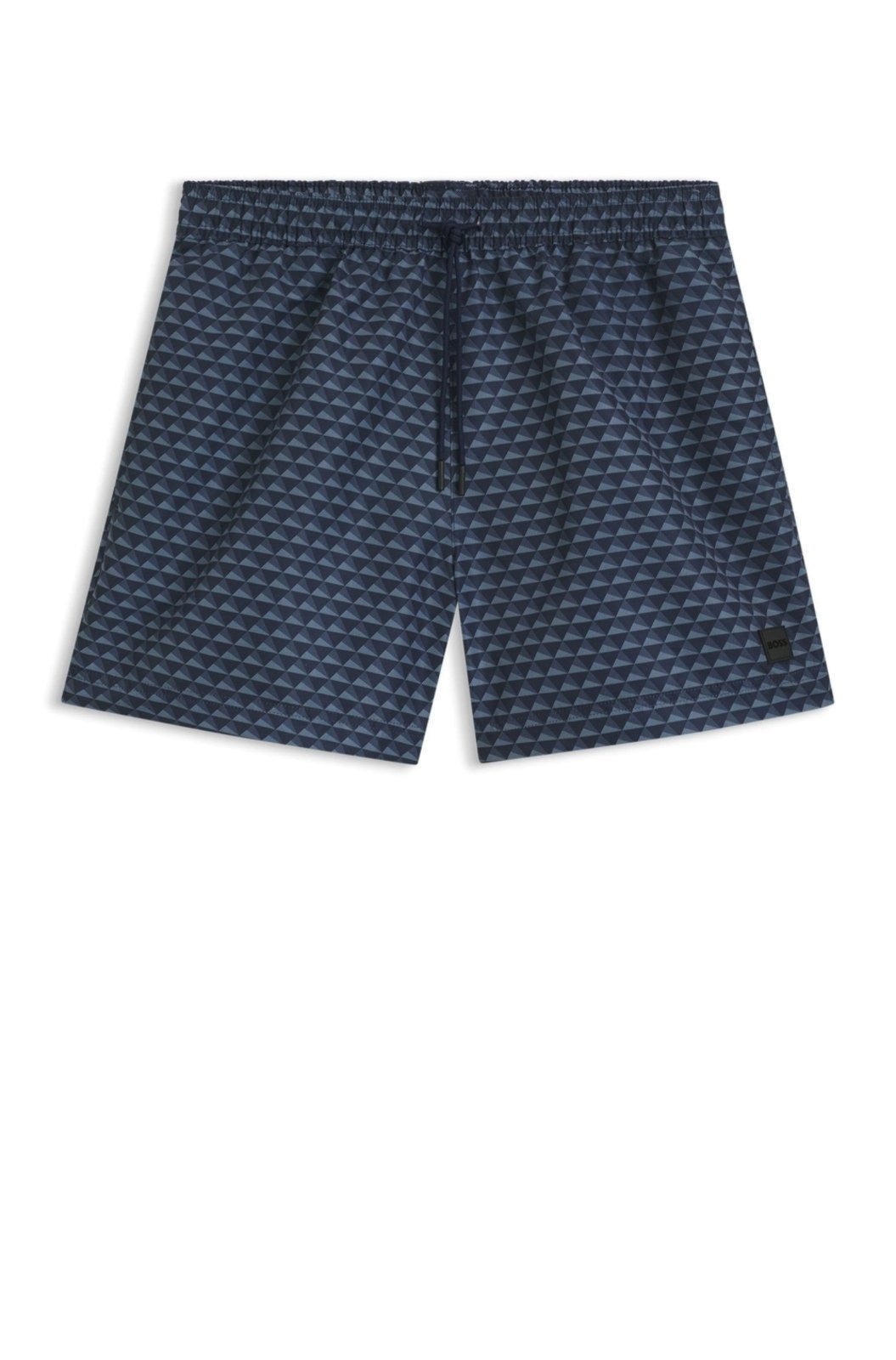 Shorts De Banho Estampado Com Fio Na Cintura