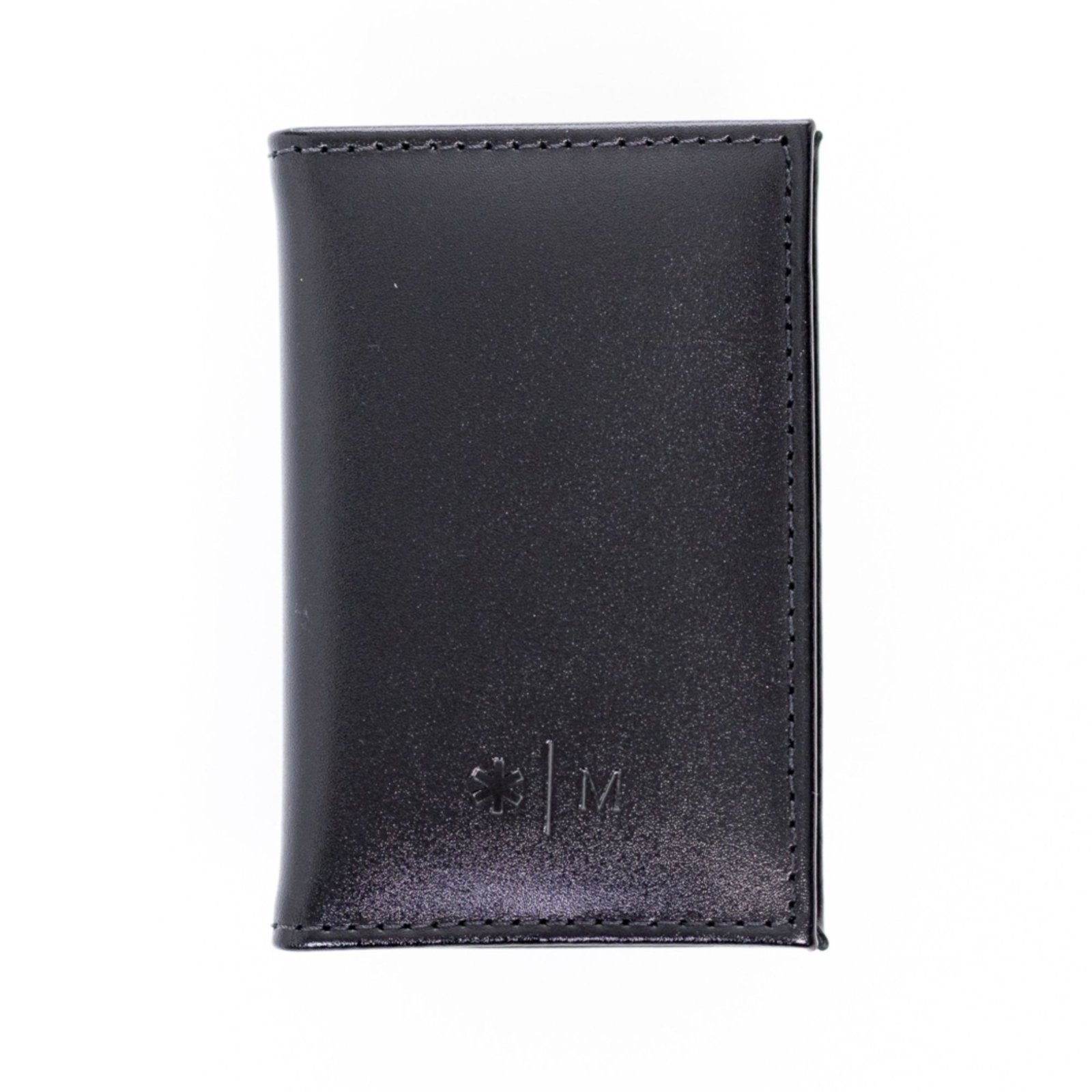 Vista 3 Carteira Masculina Feminina Vertical Slim Couro Cor marca Maktub modelo Africa MAKTUB STYLE preto MAKTUB STYLE preto