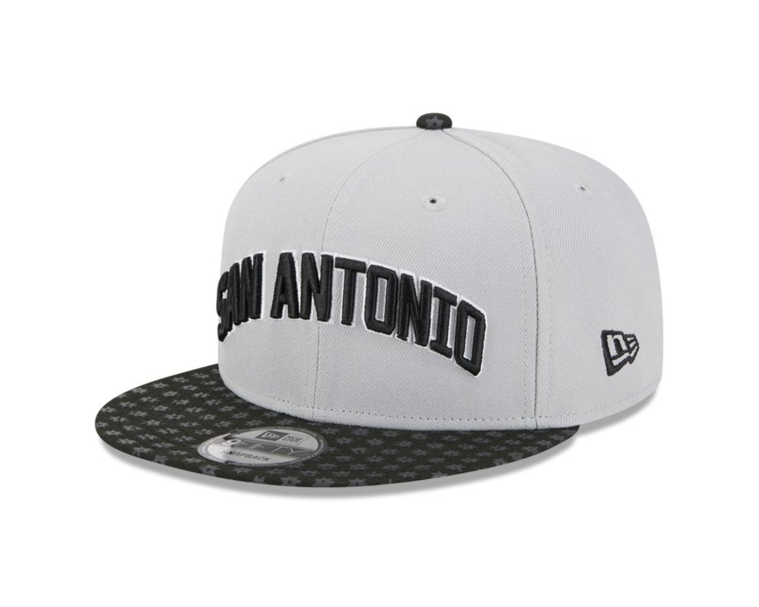 Bone New Era 9FIFTY San Antonio Spurs NBA Preto
