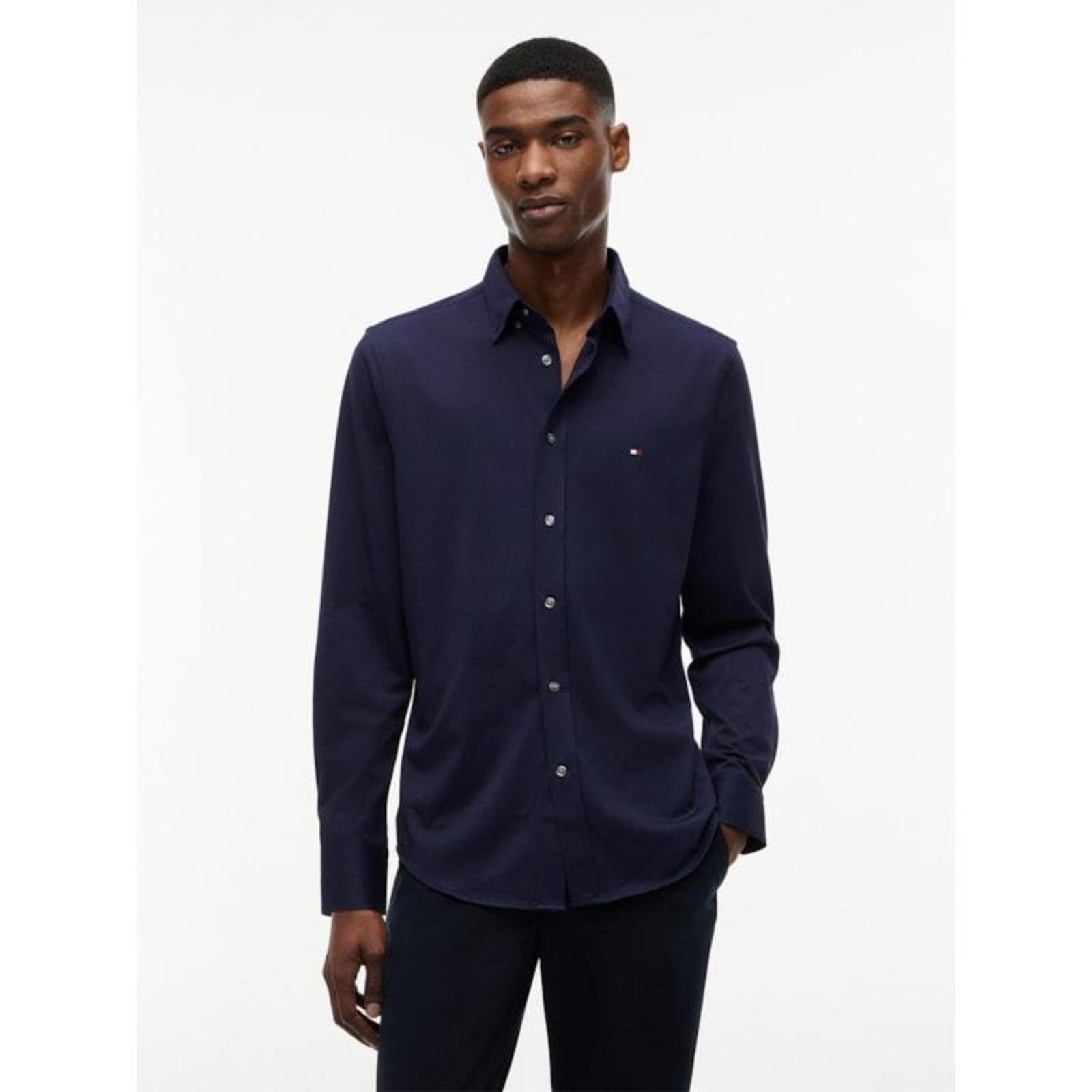 Camisa Interlock Performance Azul Marinho
