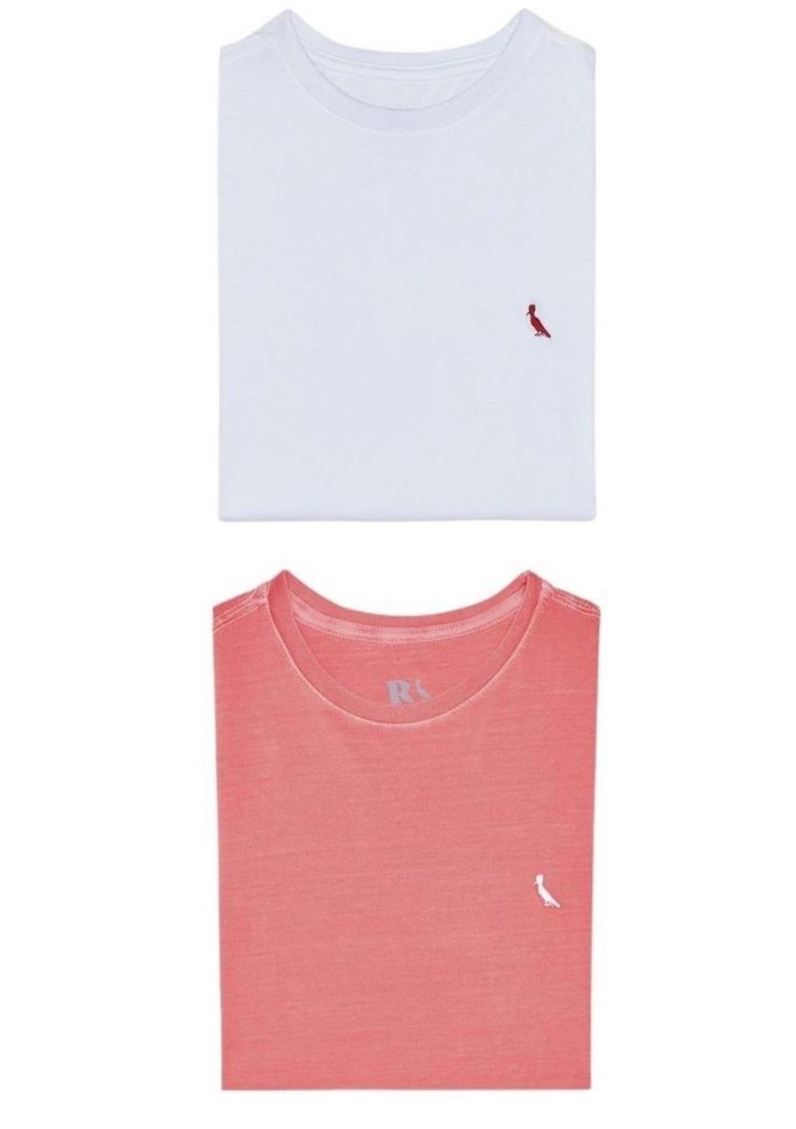 Kit 2 Camisetas Pica Pau Suspiro E Brasa Reserva Vermelho/Branco