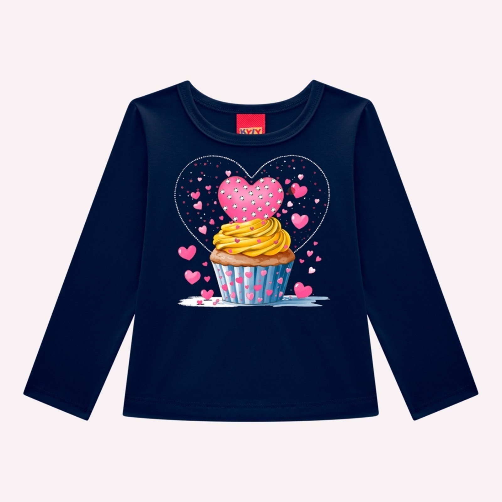 Infantil - Blusa Menina Cupcake Kyly