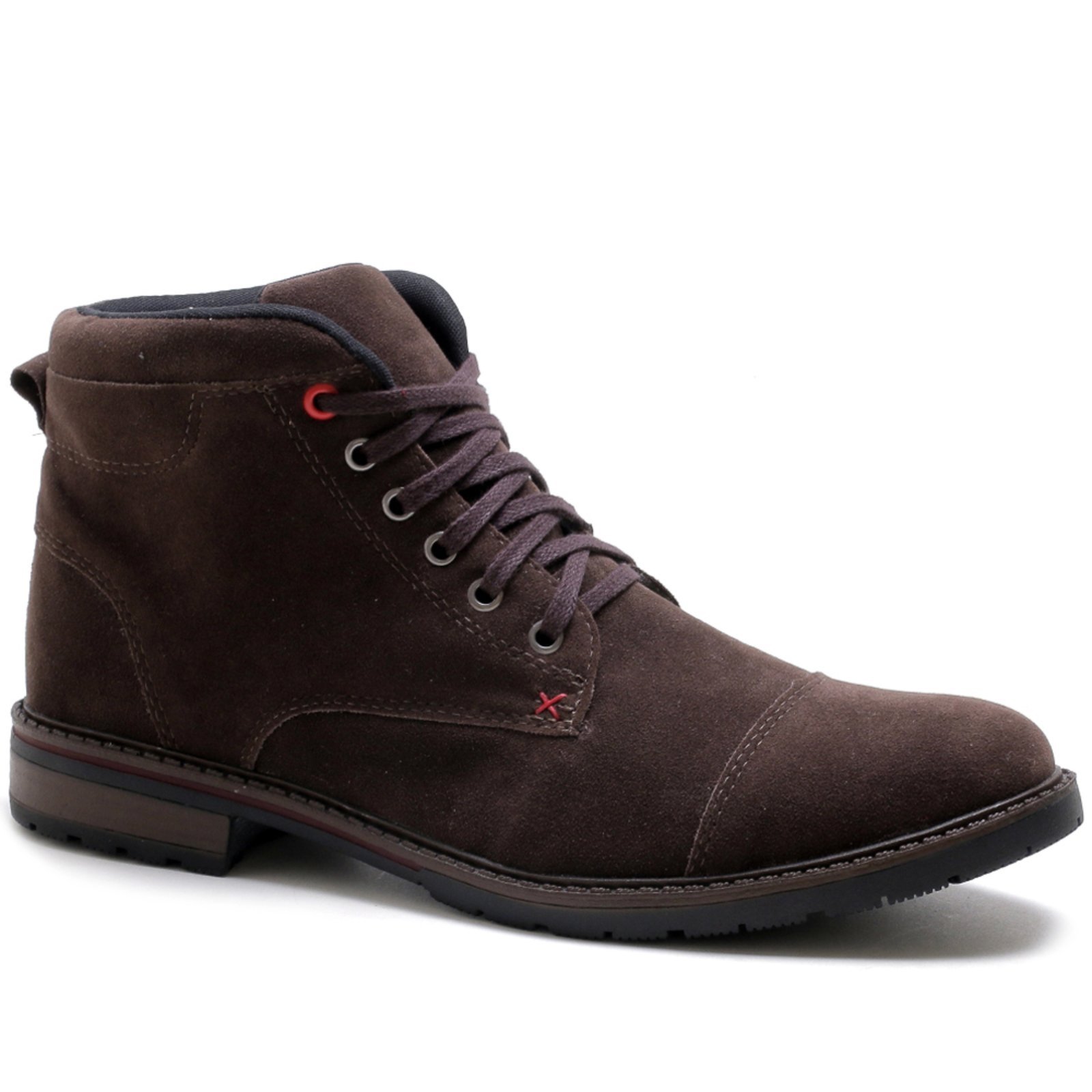 Bota Masculina Camurça California Desing Café