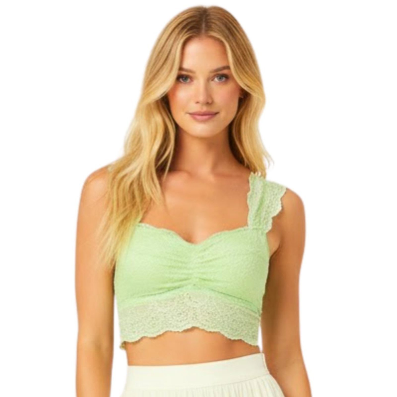 Top Cropped em Renda Delicatti Liebe