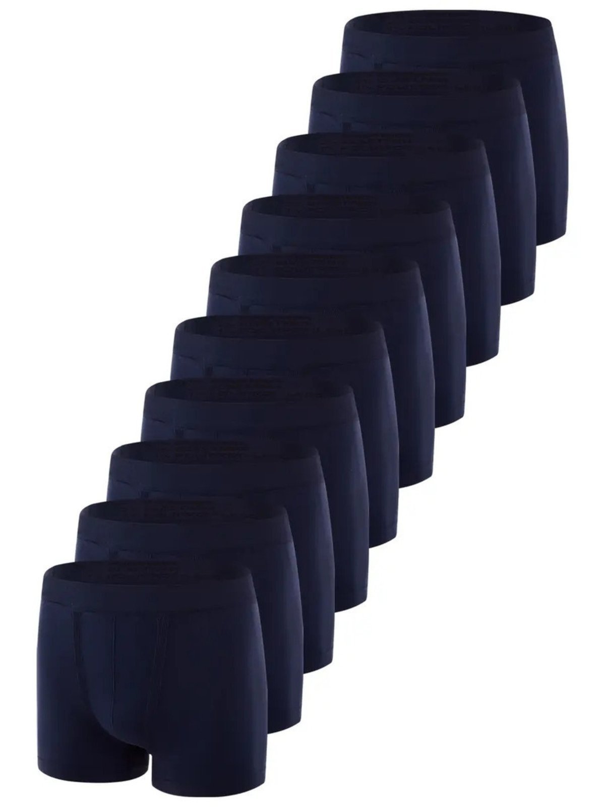 Kit com 10 Cuecas Boxer Trifil 4620 Azul Marinho