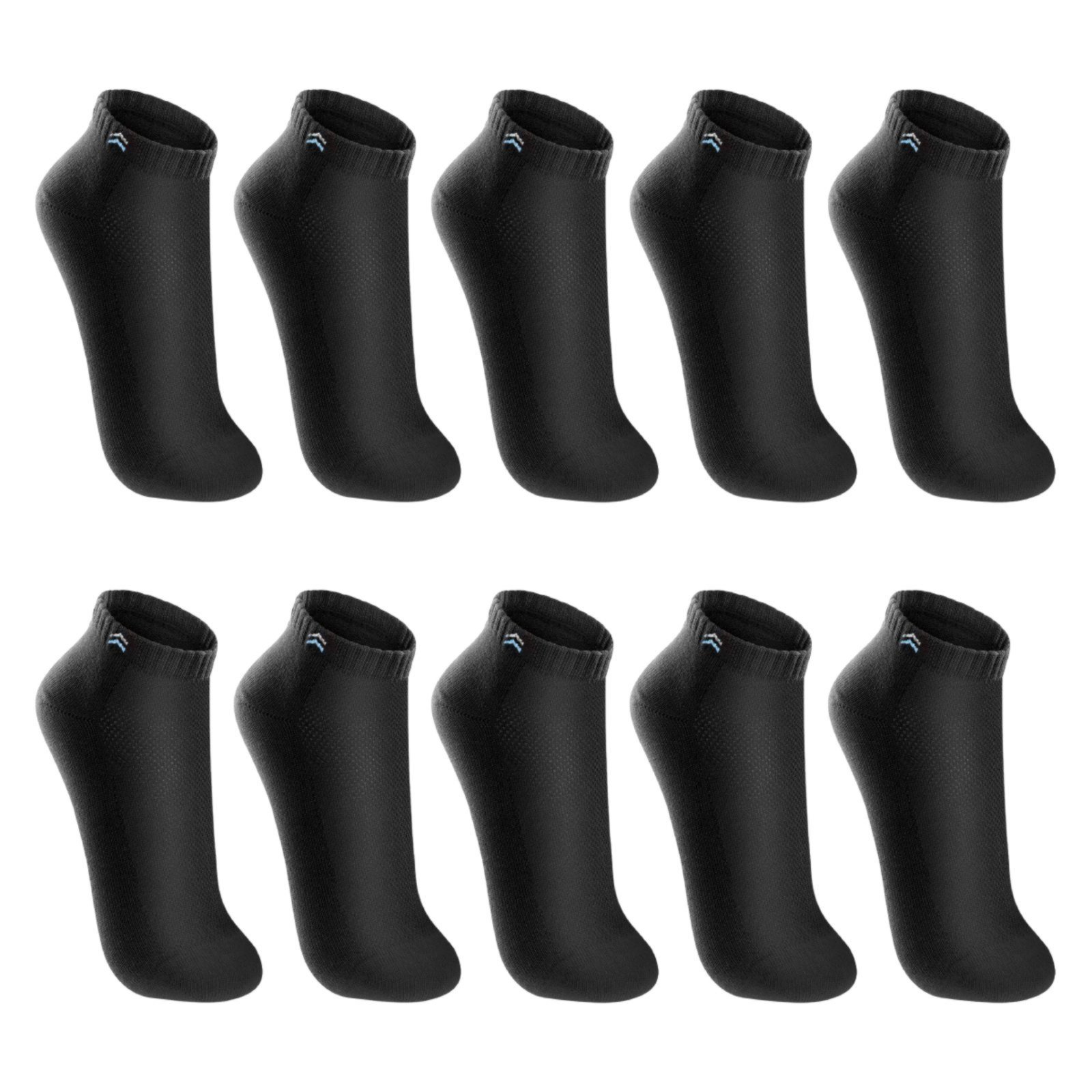 Kit 10 Pares de Meias Up 3225 Cano Curto Algodão – Preto