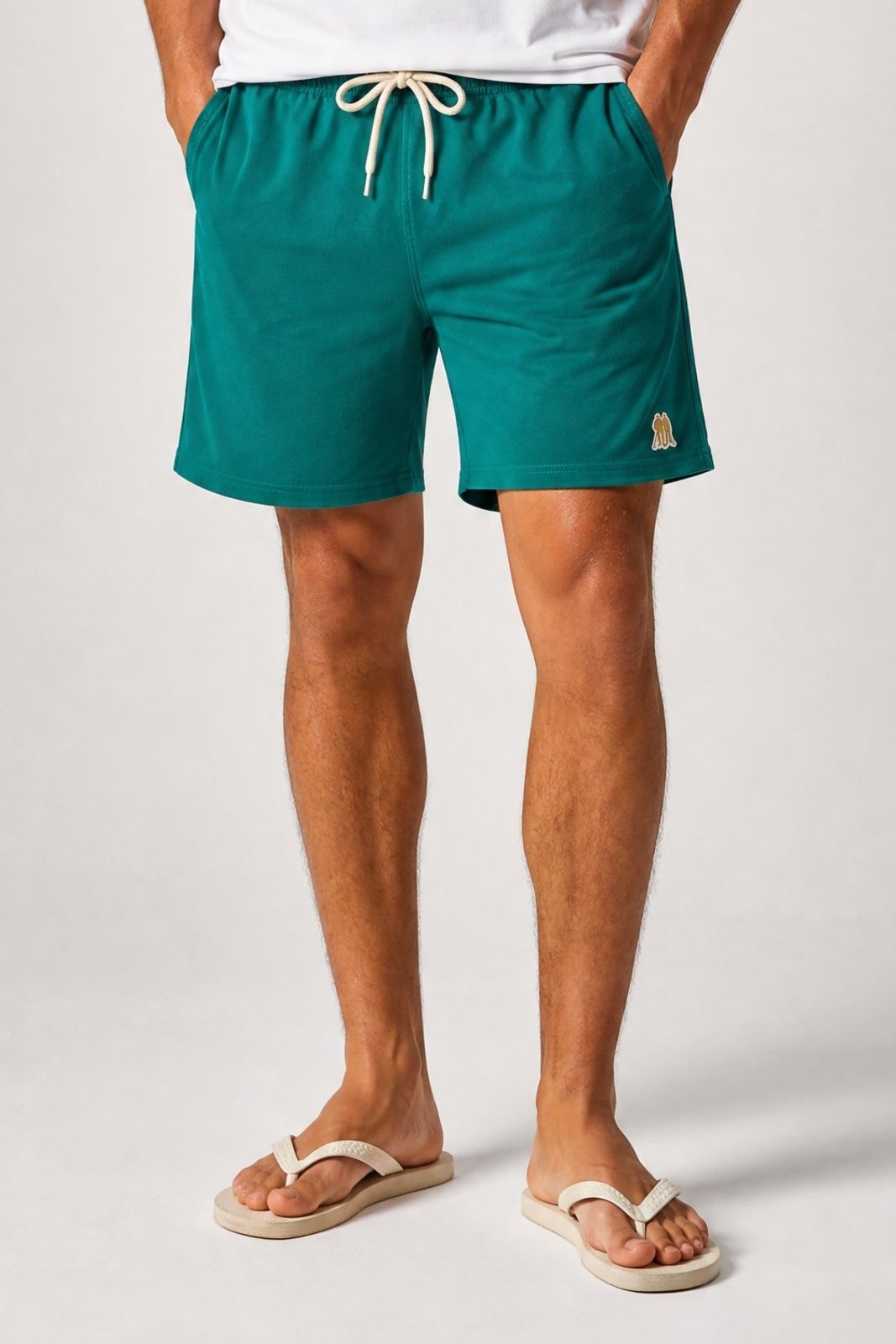 Short Vôlei Cós Bicolor Polo Wear Verde Médio