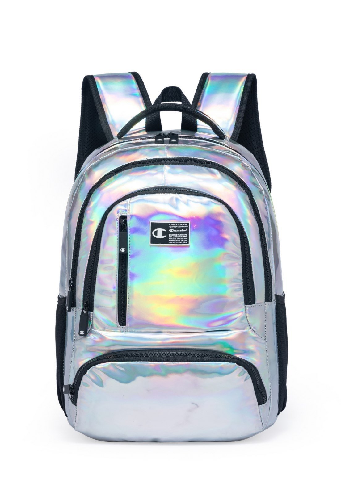 Mochila Champion Original Holográfica Unissex Fashion