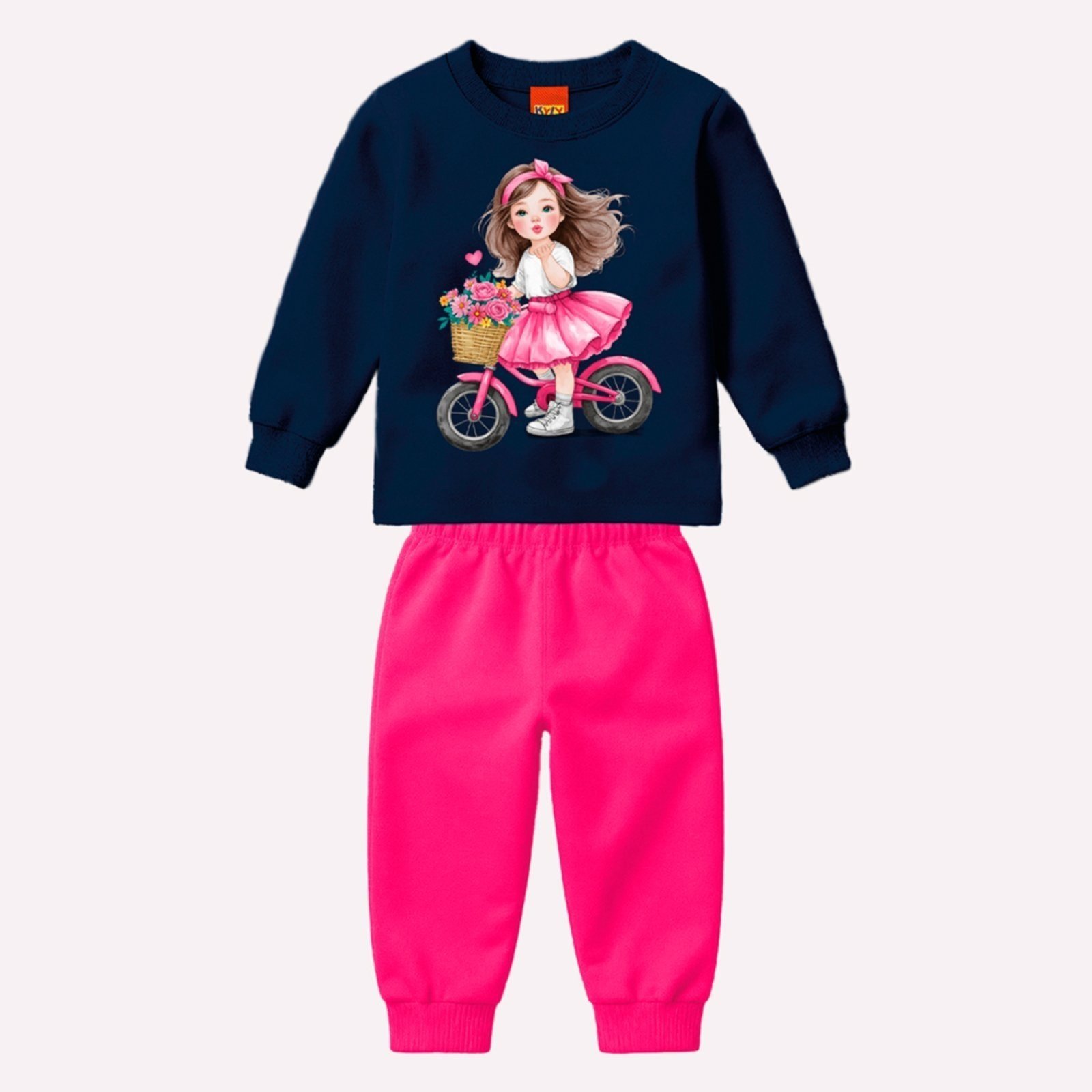 Infantil - Conjunto Menina Estampa Kyly