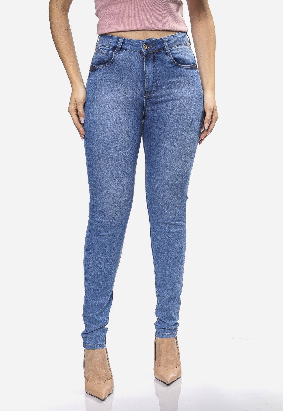 Calça Jeans Feminina Cigarrete Crocker