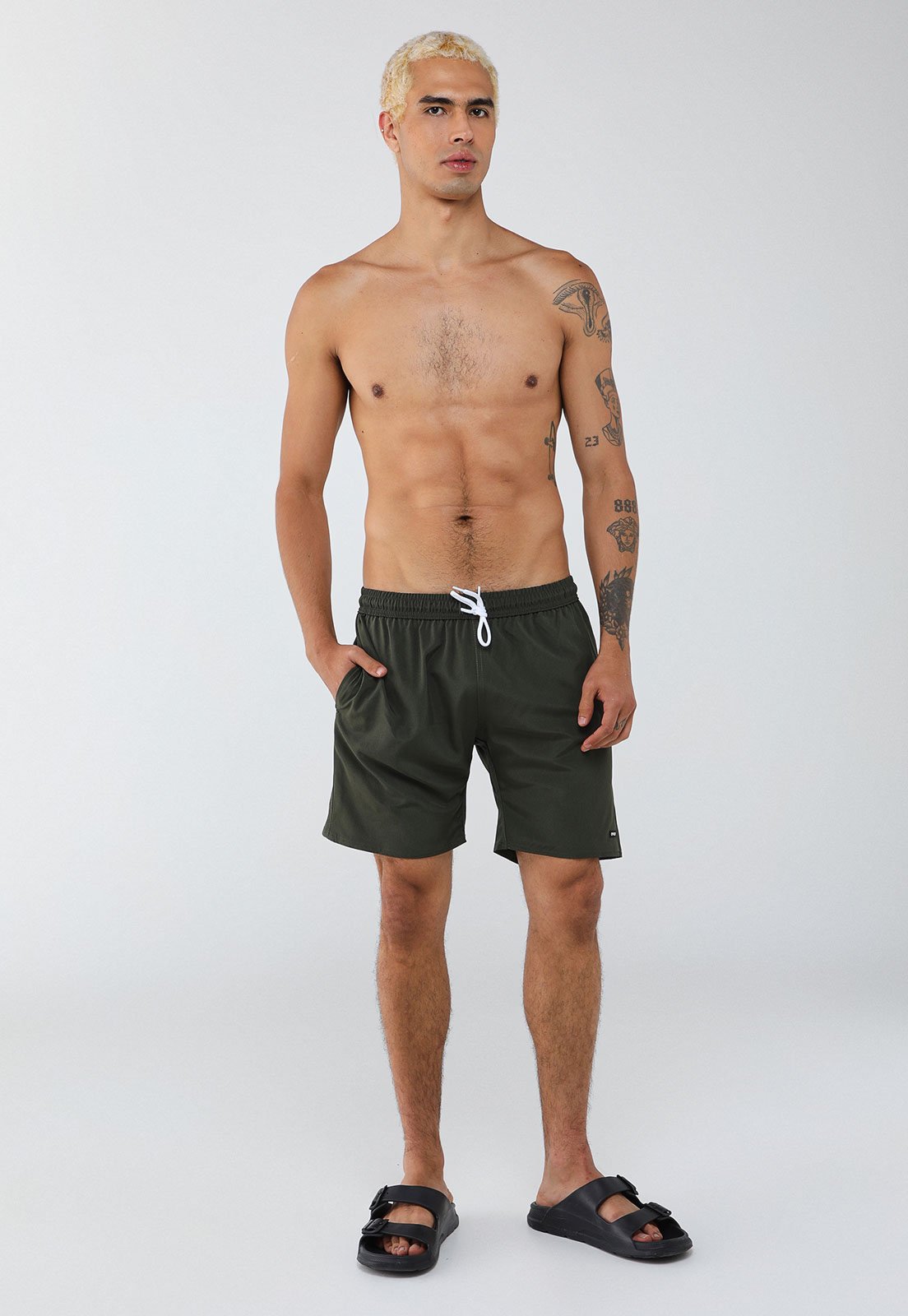 Vista 3 Bermuda para Água Masculina Oakley Mod E Escuro verde Oakley verde