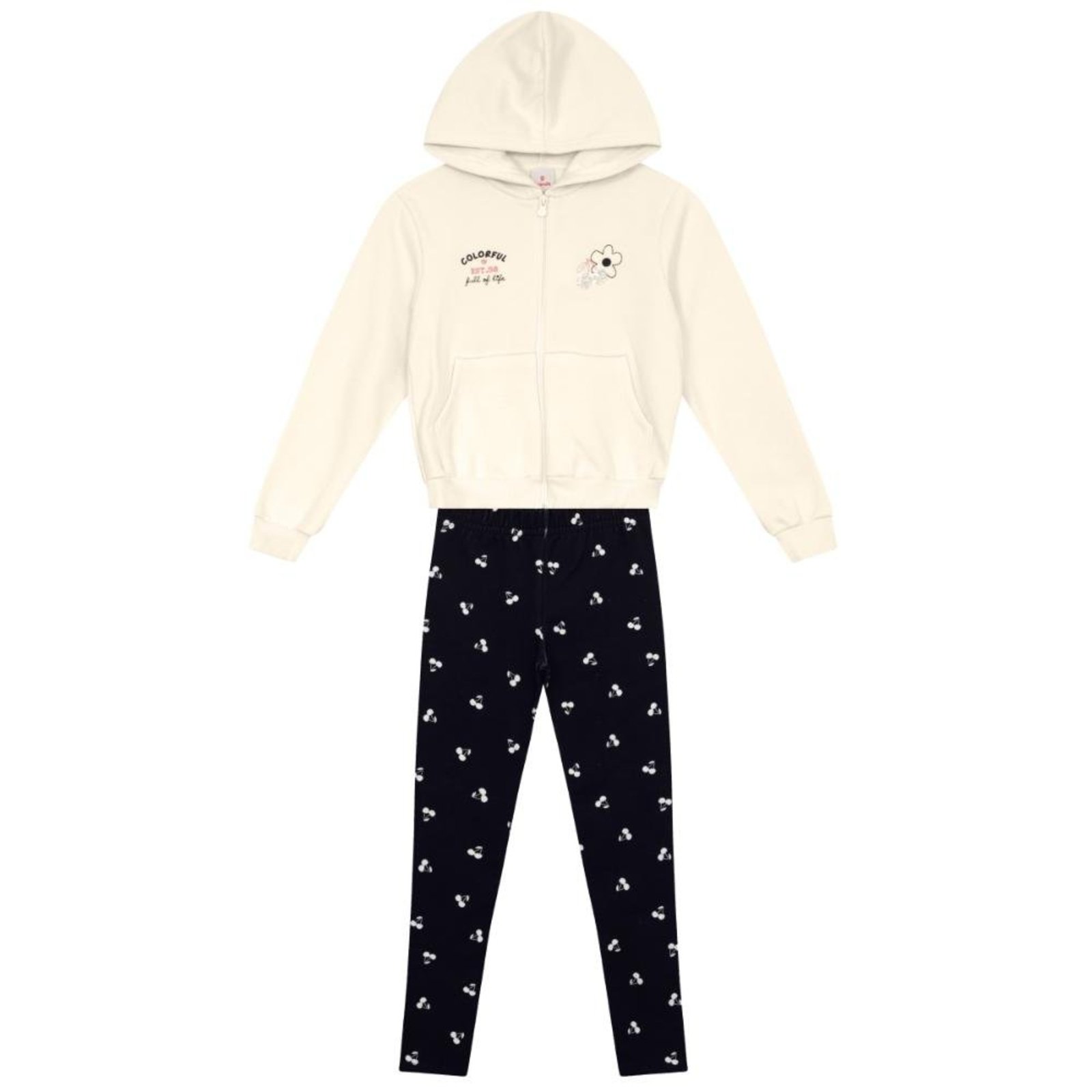 Infantil - Conjunto menina de cerejas Brandili