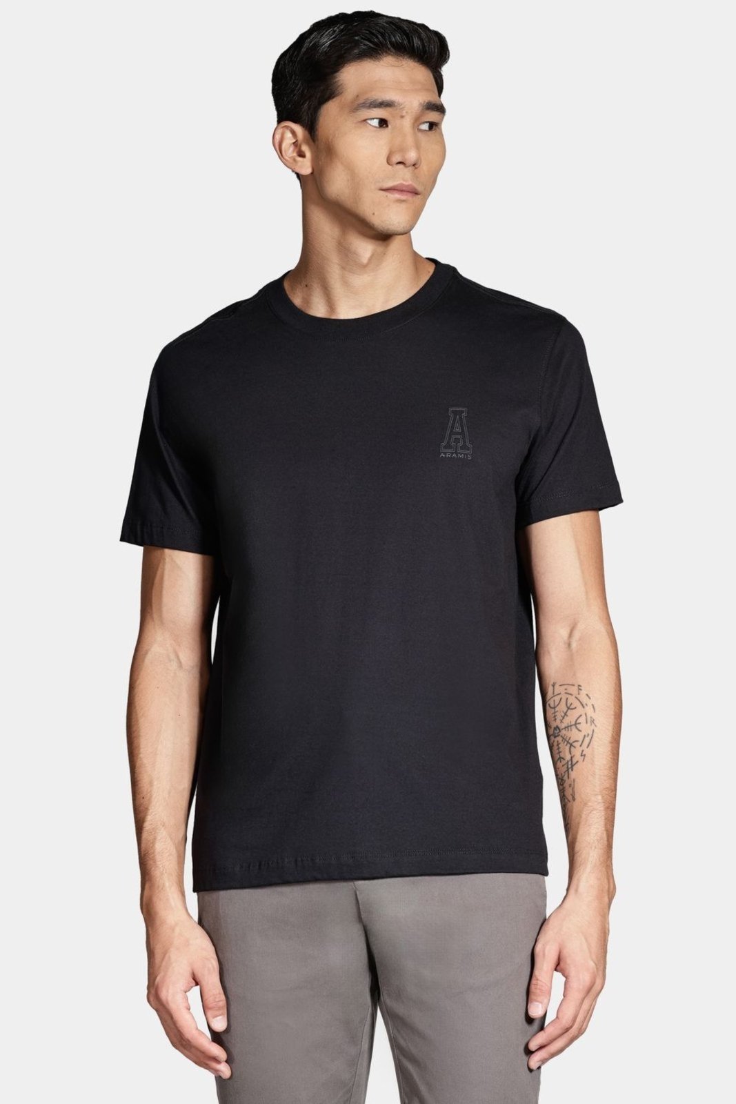Camiseta Manga Curta Aramis Preppy Preto