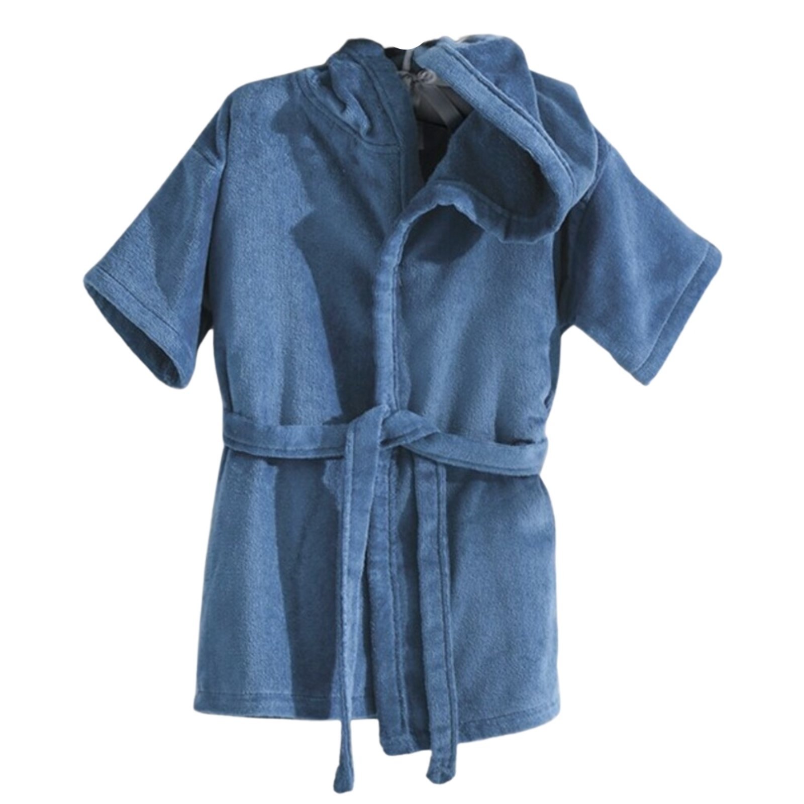 Roupao PBB Dohler Atoalhado Velour Com Capuz Azul