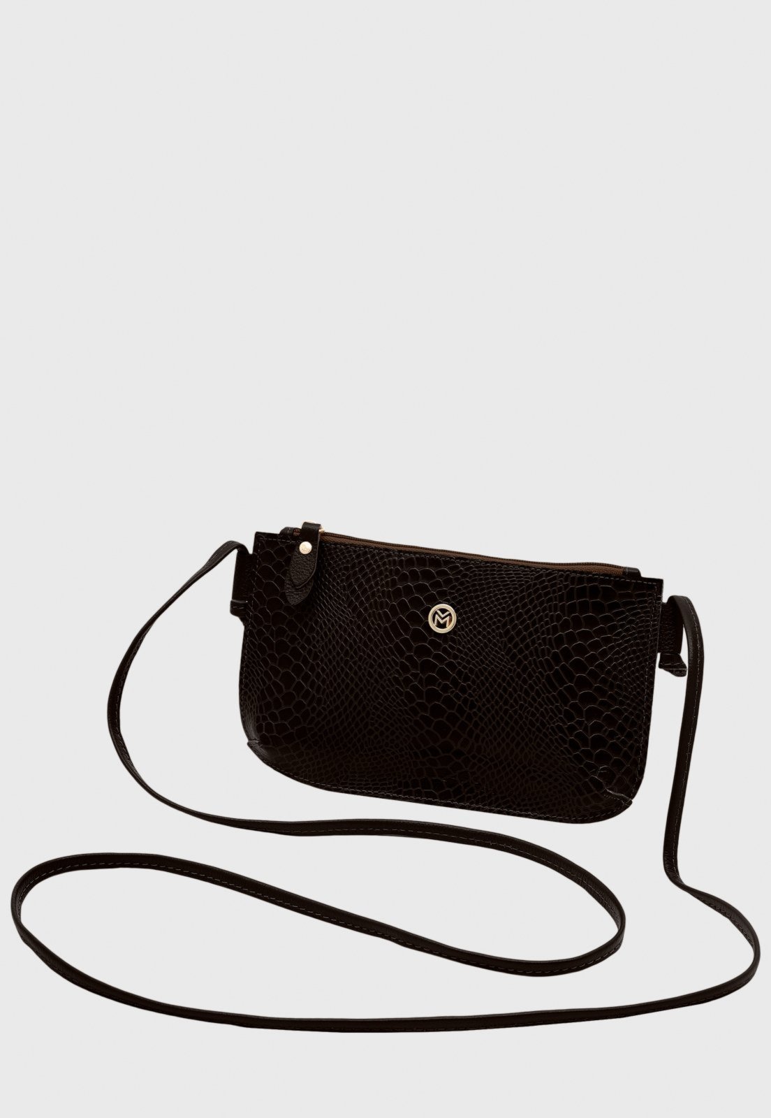 Vista 2 Bolsa Transversal Couro Mariart 201A vinho Mariart vinho