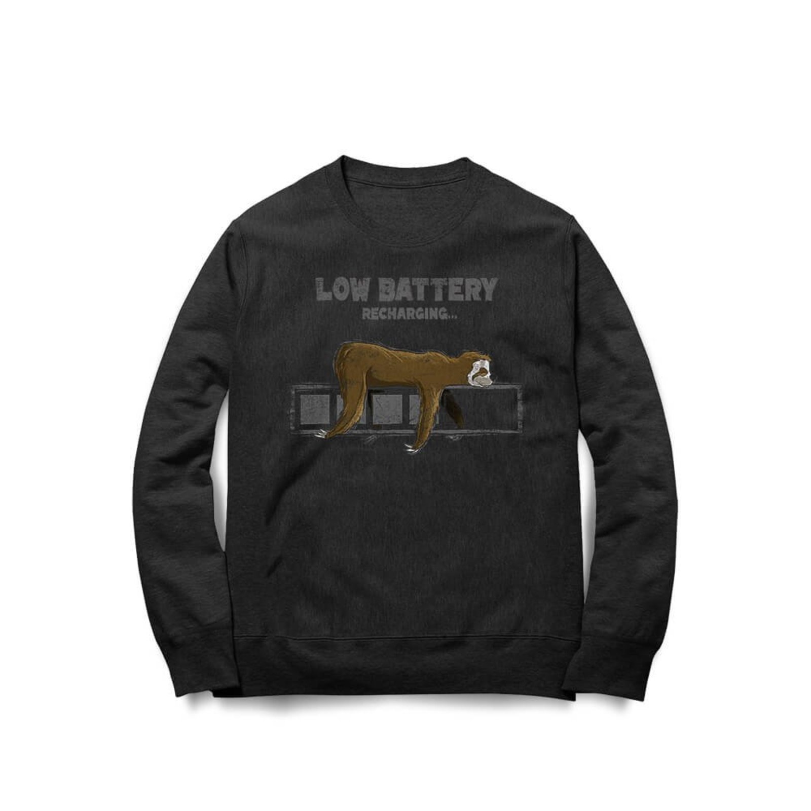 Moletom Low Battery - Preto - Casual - Studio Geek