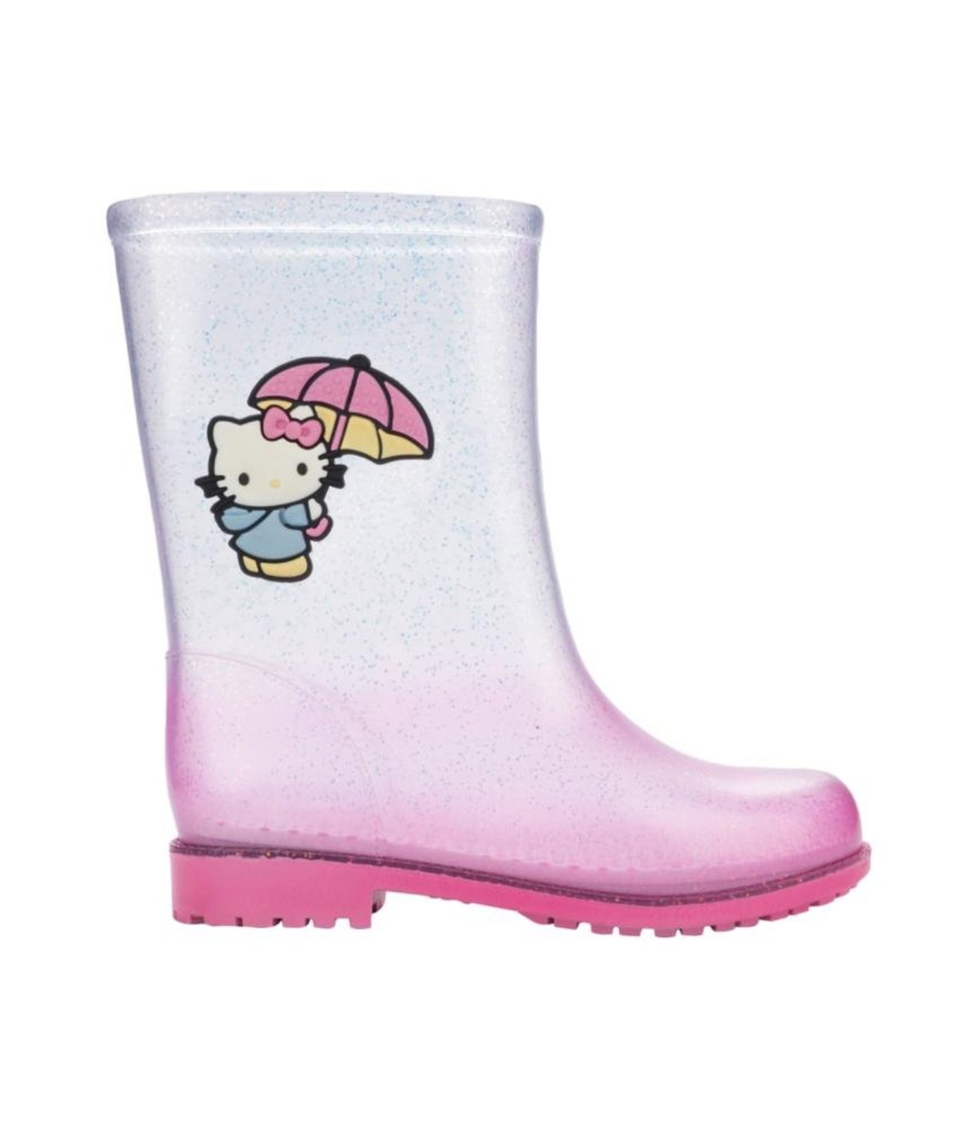 Infantil - Bota Galocha Grendene Hello Kitty Fall Rain Rosa