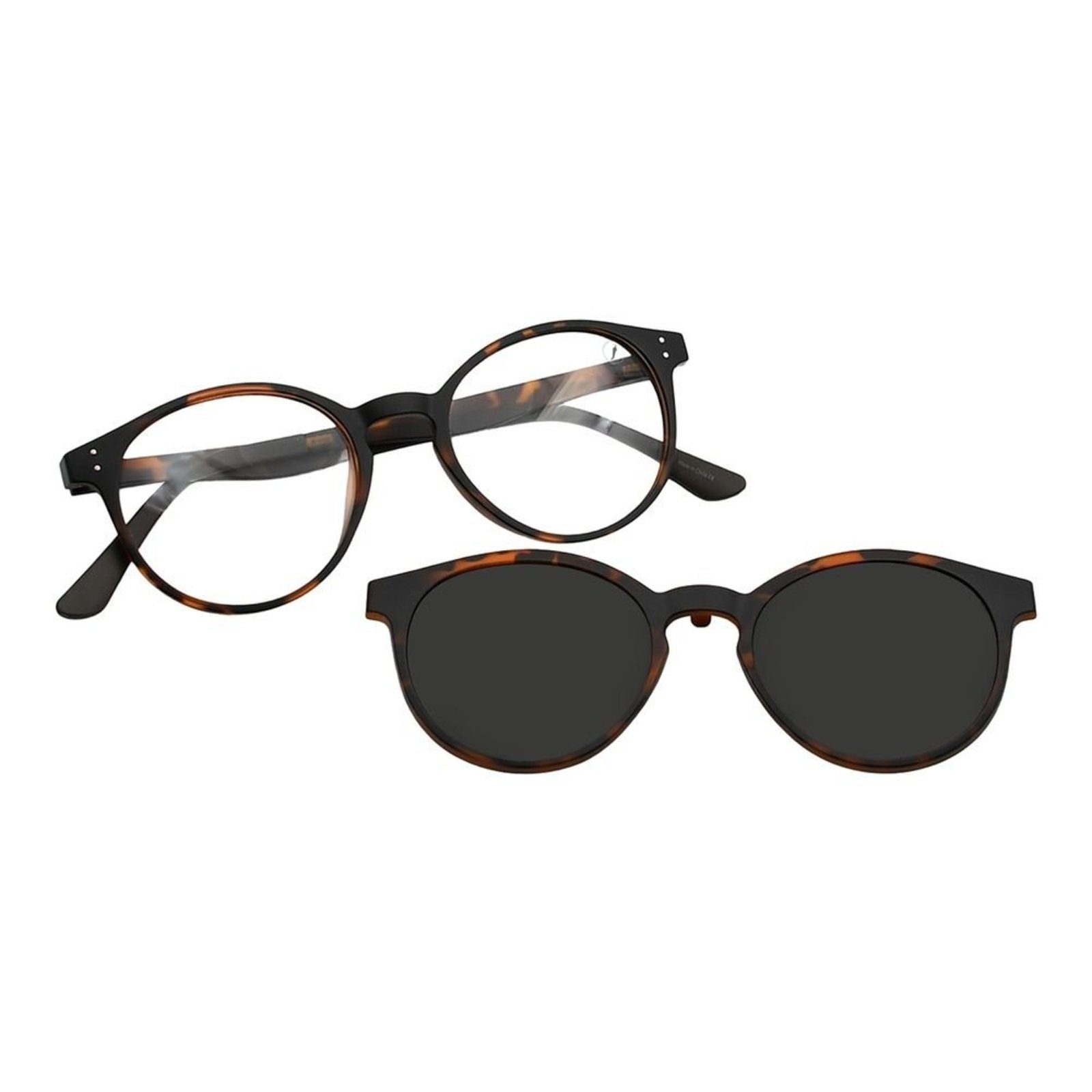 Armação Para Óculos de Grau Masculino Chilli Beans Multi Redondo Tartaruga ML.IJ.0081.0106 M Chilli Beans
