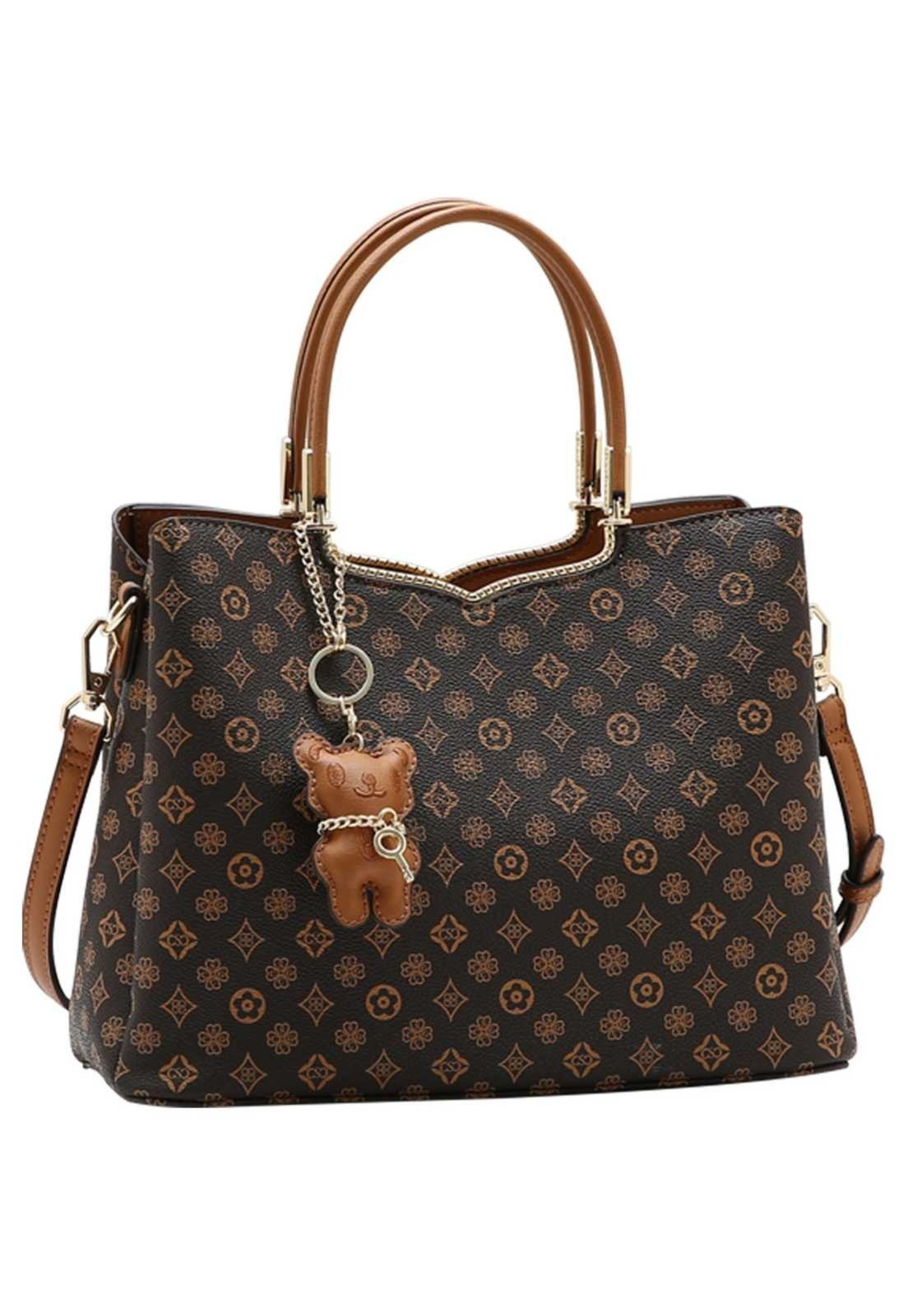 Bolsa Feminina Chenson Mão Classic Monograma 3485778 Café