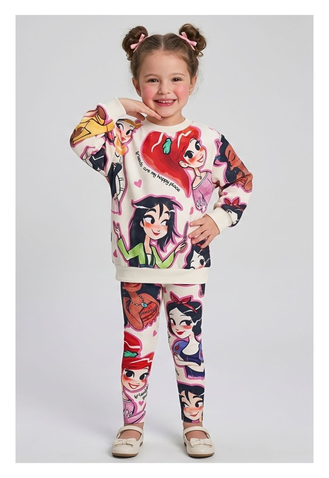 Infantil - Conjunto Disney Feminino Princesas