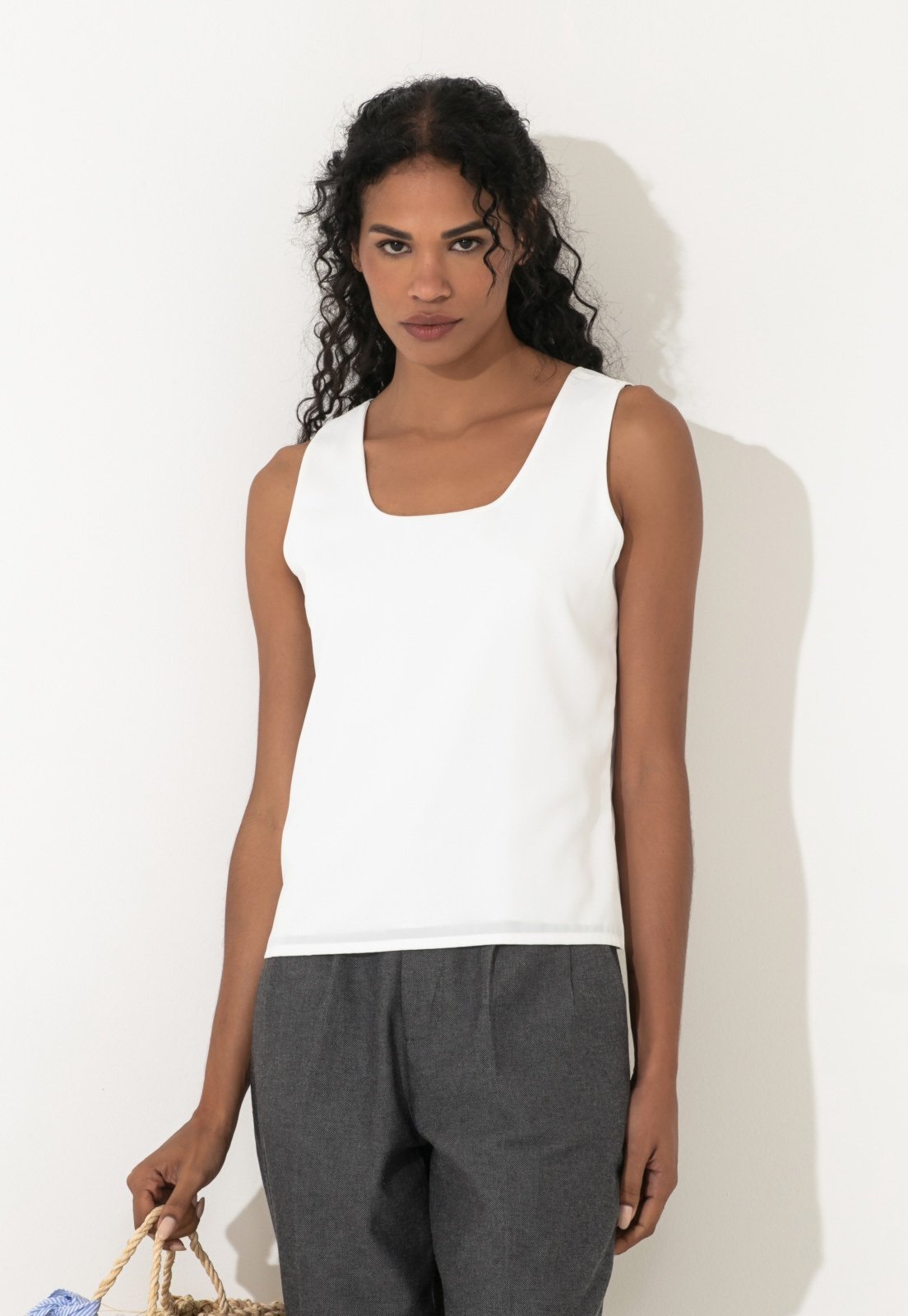 Vista 2 Blusa Traymon Regata Off White off-white white Traymon off-white white