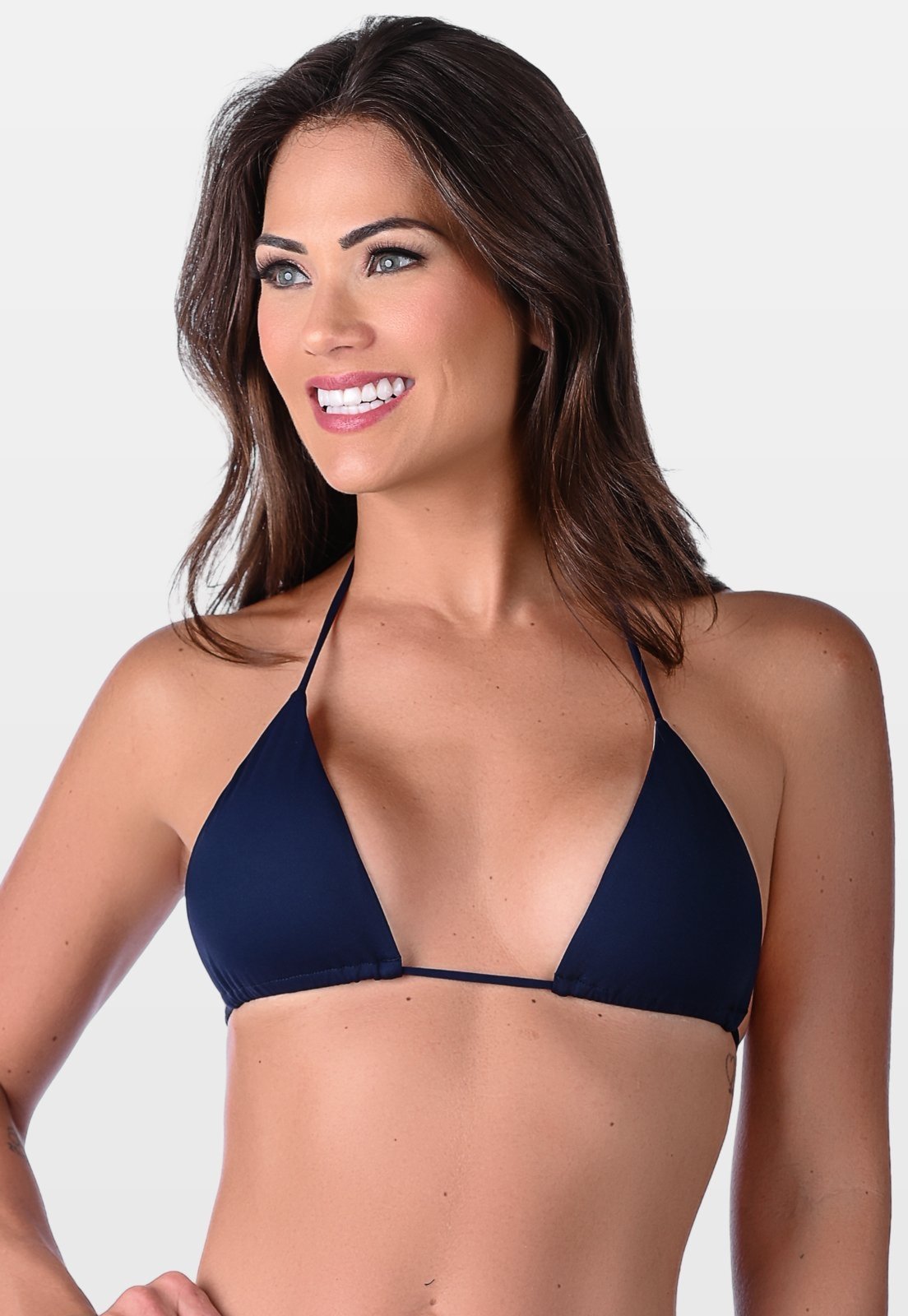 Top Summer Soul Cortininha De Amarrar Com Bojo Removível Azul Escuro