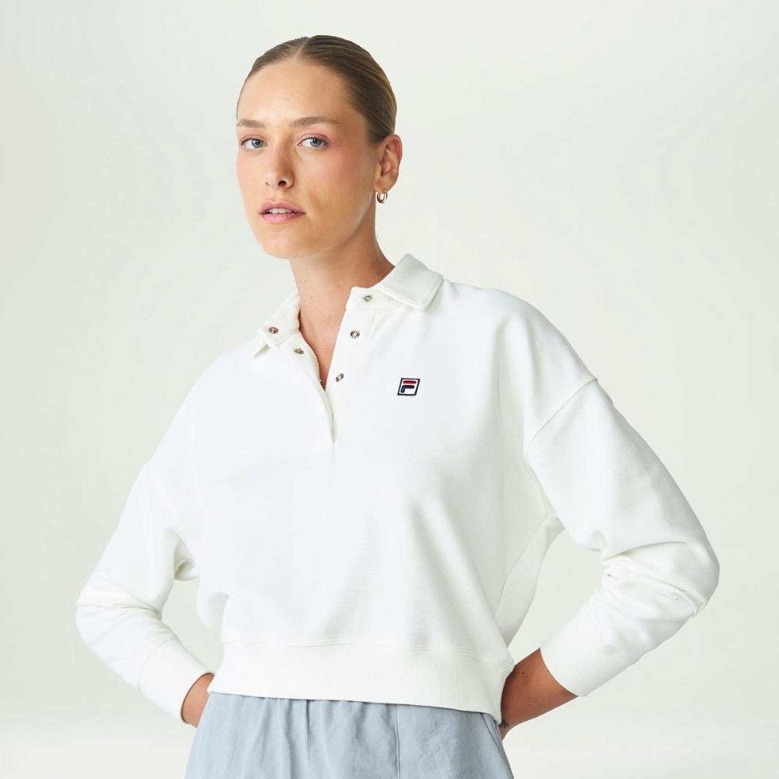 Blusão Fila Comfort F-Box Feminino Off-white