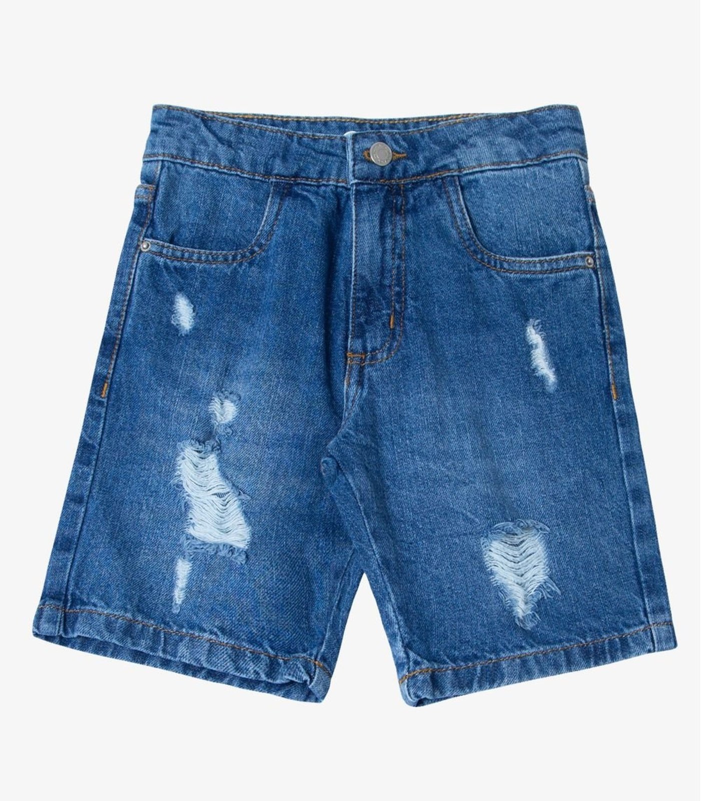 Infantil – Bermuda Menino Jeans Trick Nick Azul