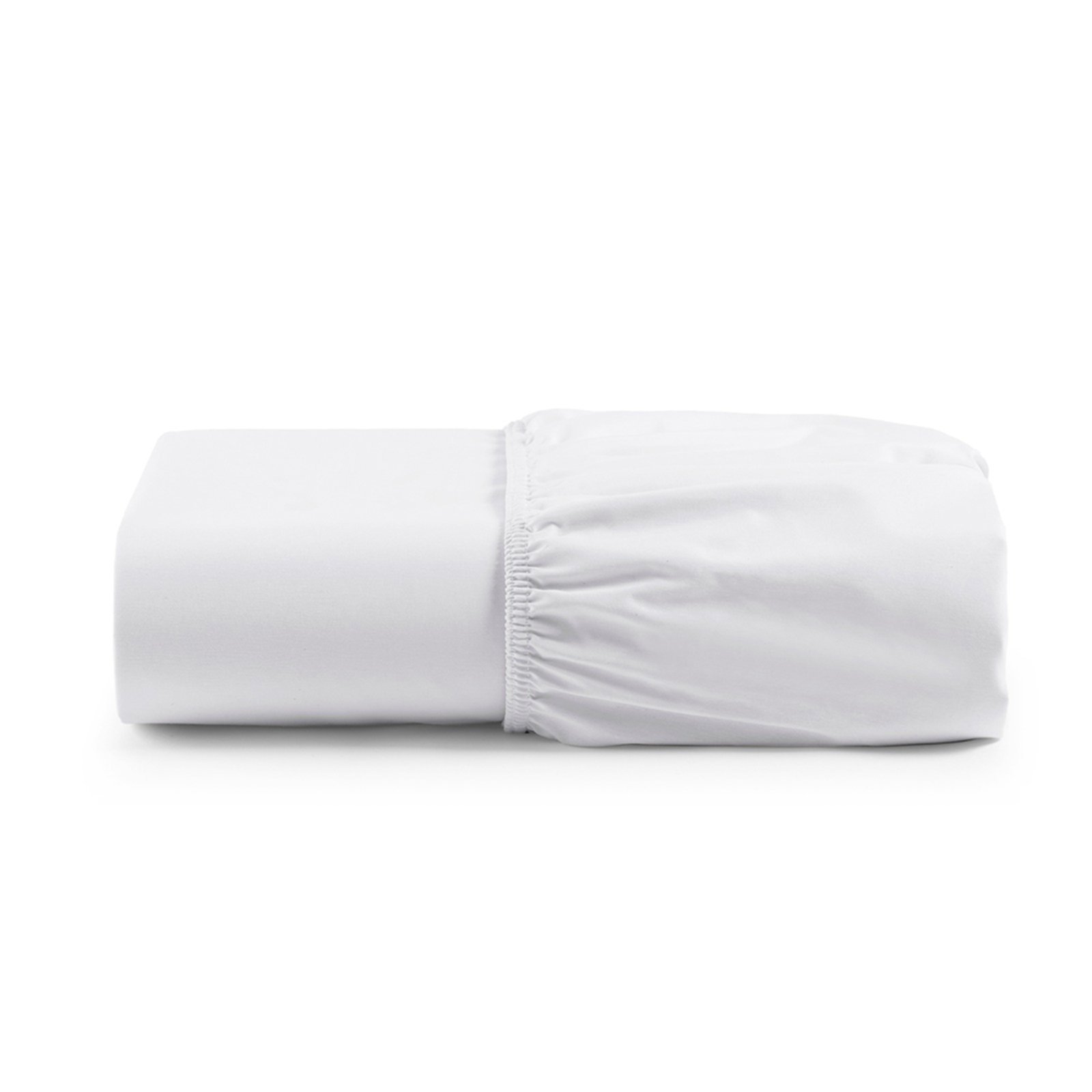 Lençol Micropercal 300 Fios Peletizado King com Elástico - Branco - 100% Poliéster