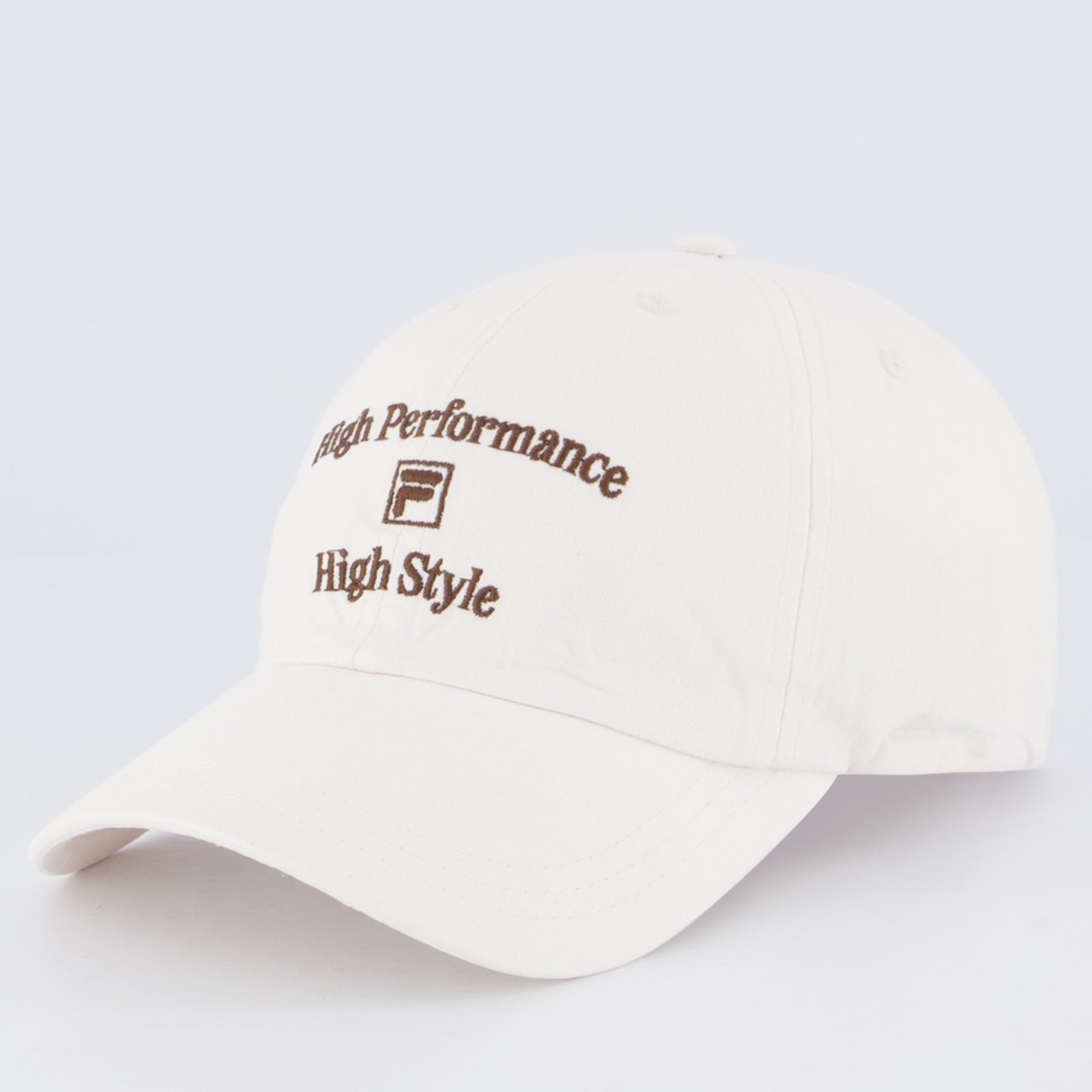 Vista 2 Boné Fila High Sport F-BOX Off White branco white Fila branco white