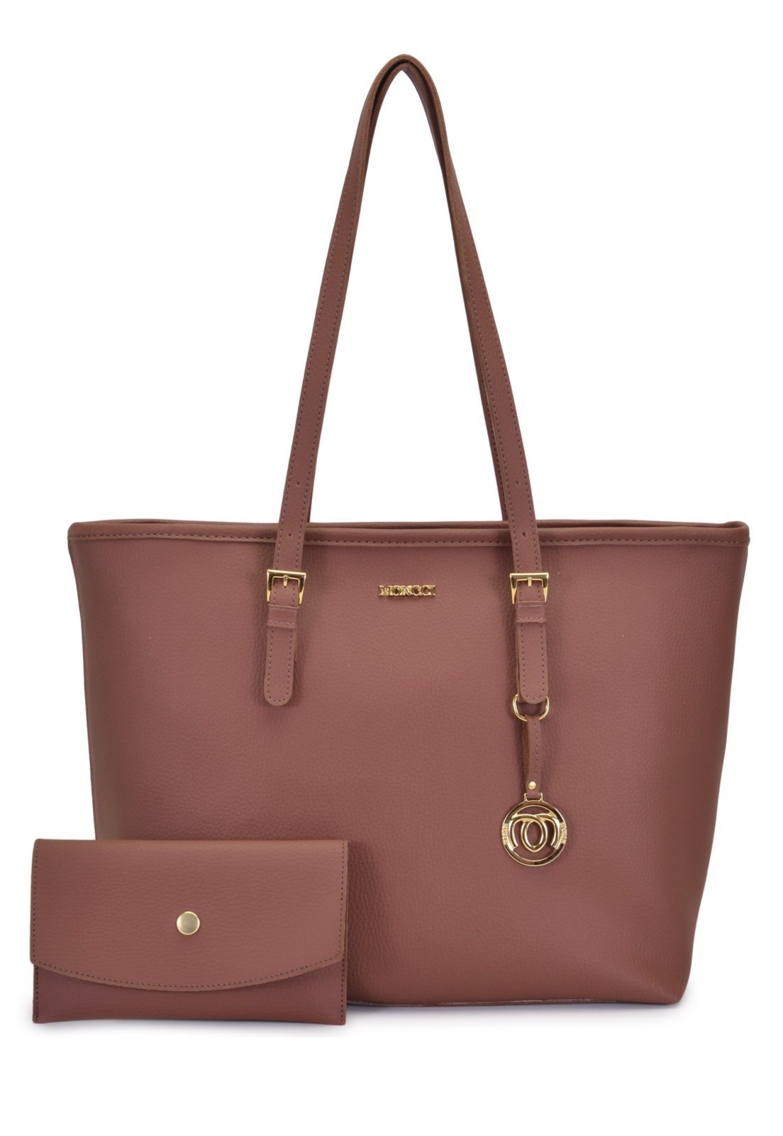 Bolsa Sacola Grande Moncci Caramelo