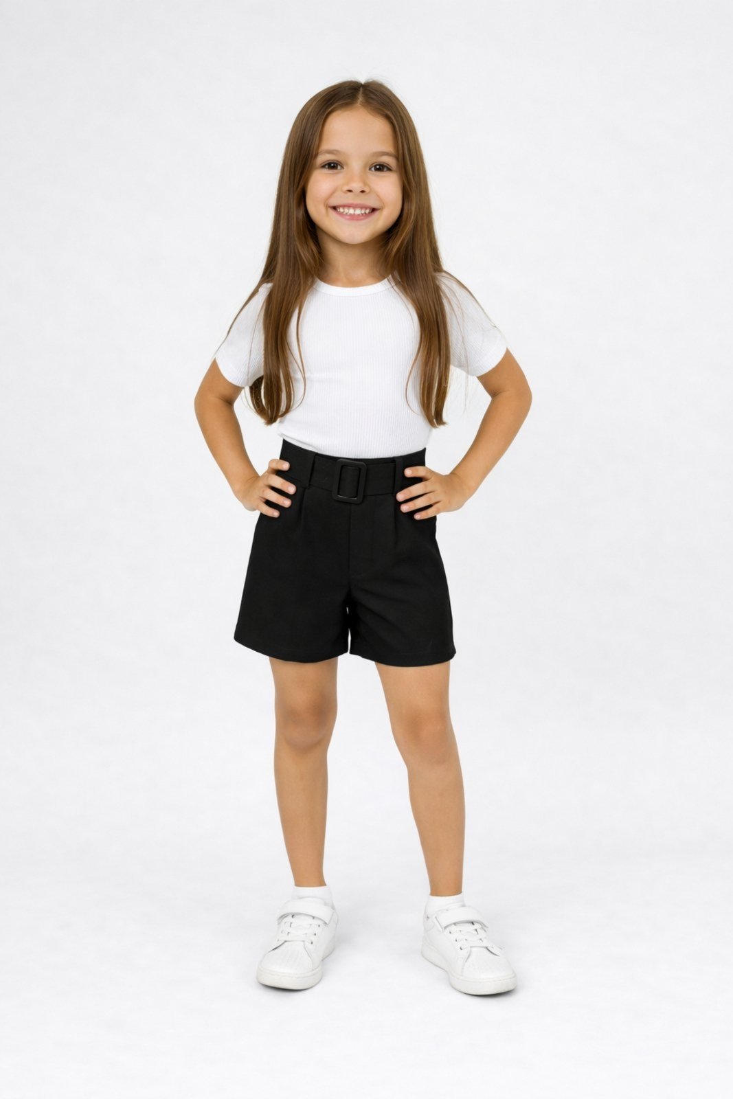 Infantil - Short D Bell Outlet Fashion Bengaline Preto