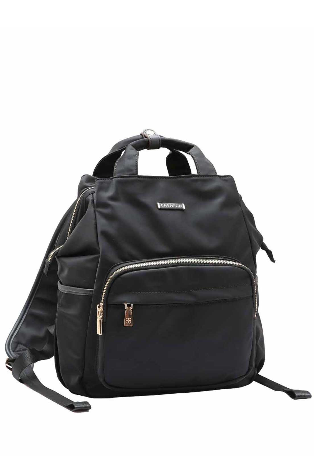 Bolsa Feminina Chenson Original Twill Nylon Costas Preto 8784936