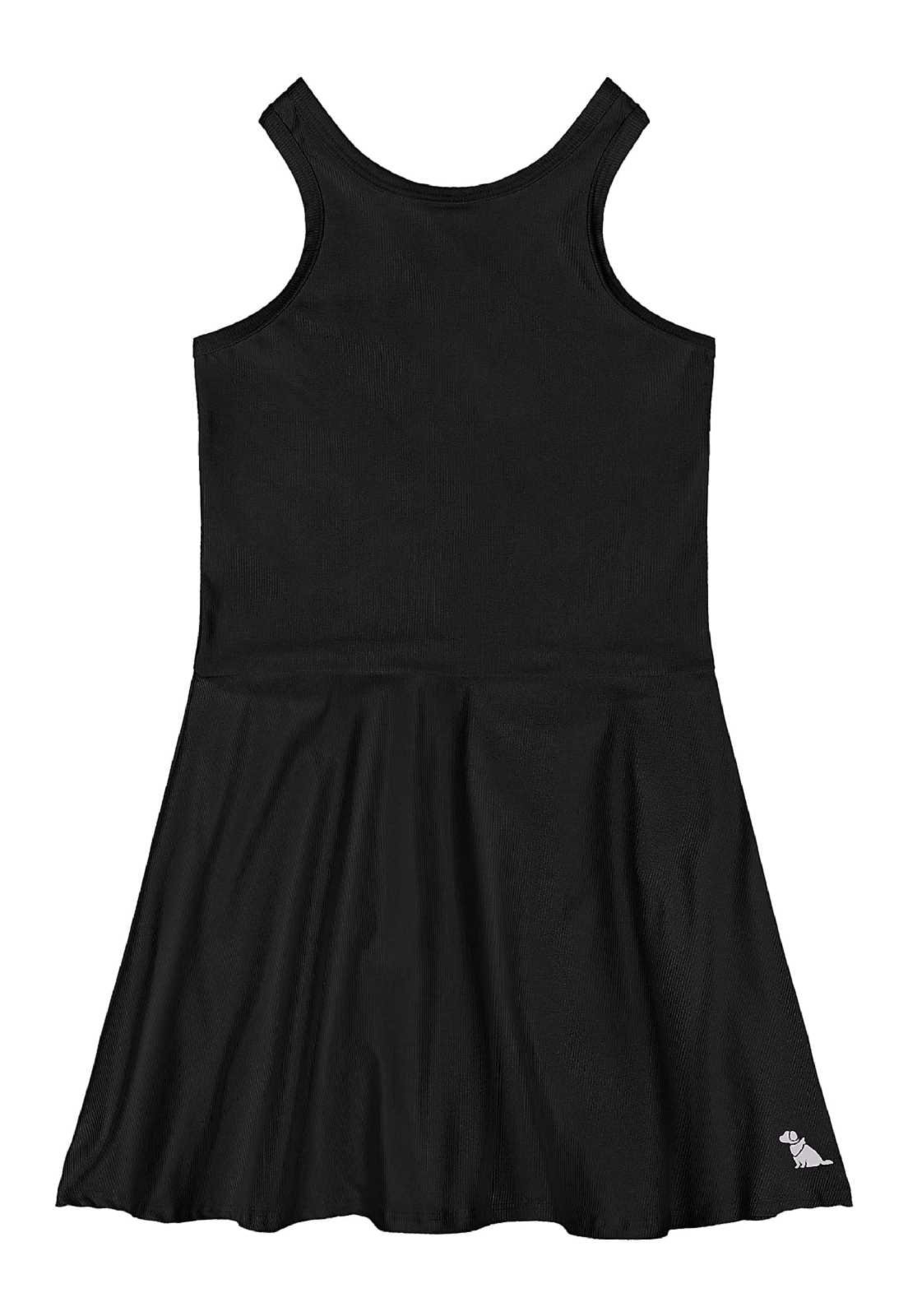 Infantil – Vestido Regata Quimby Preto