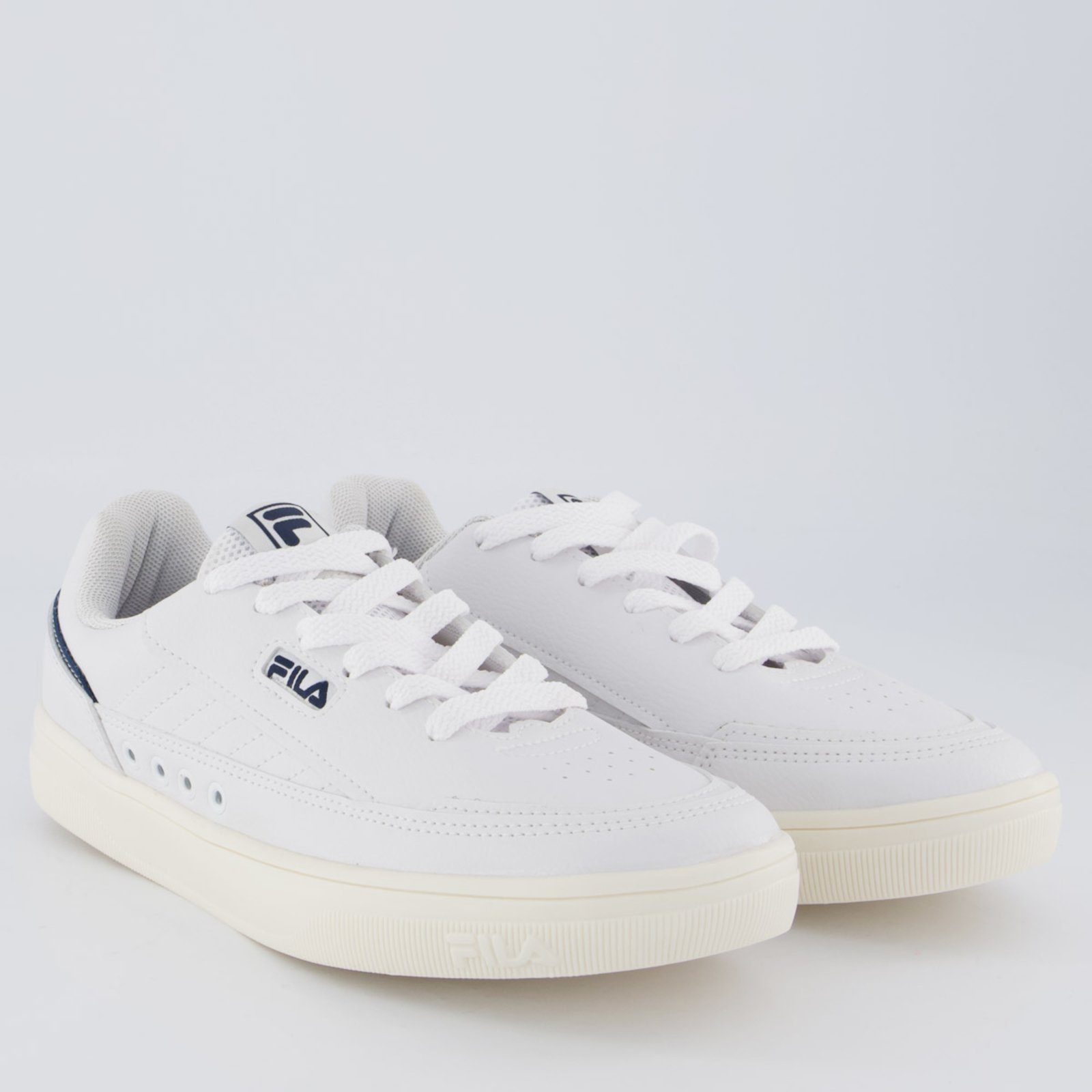 Vista 3 Tênis Fila Vortex Feminino e Marinho branco Fila branco