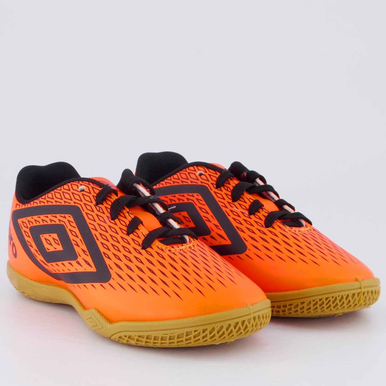 Vista 3 Chuteira Umbro X-Diamond Futsal Juvenil laranja Umbro laranja