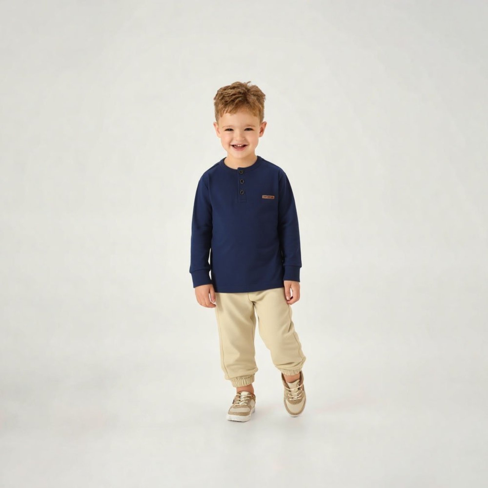 Infantil - Conjunto Marinho Primeiros Passos Pulla Bulla Menino - 55287-58