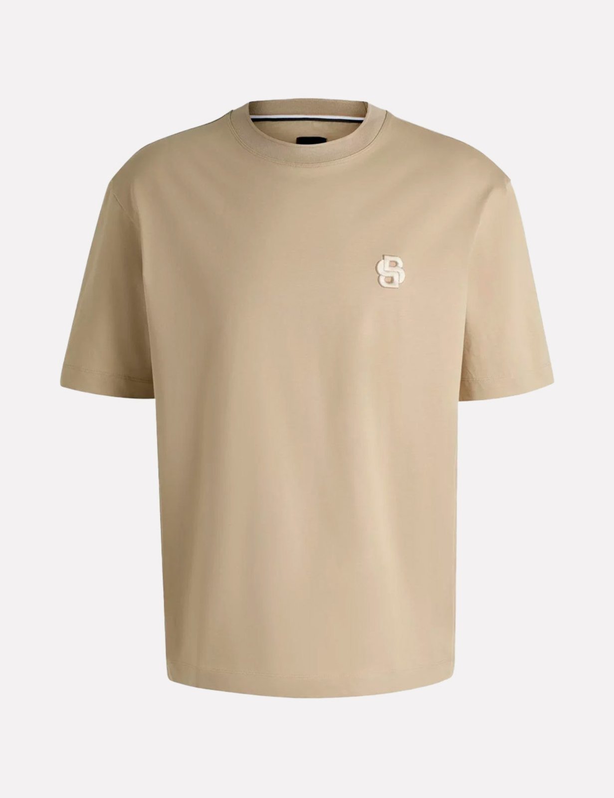 Vista 3 Camiseta Hugo Boss Masculina Oversized C-Tames 26 Caqui cáqui caqui Hugo Boss cáqui caqui