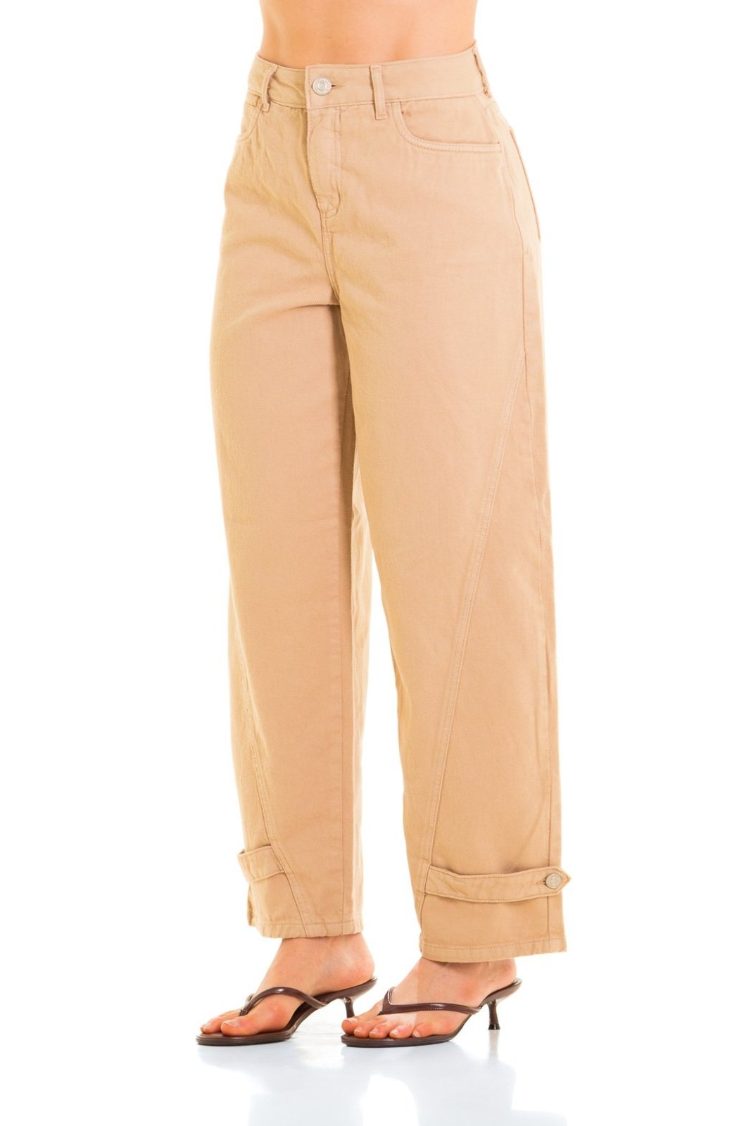 Calça Color Feminina Arauto Wide Balloon Regulável