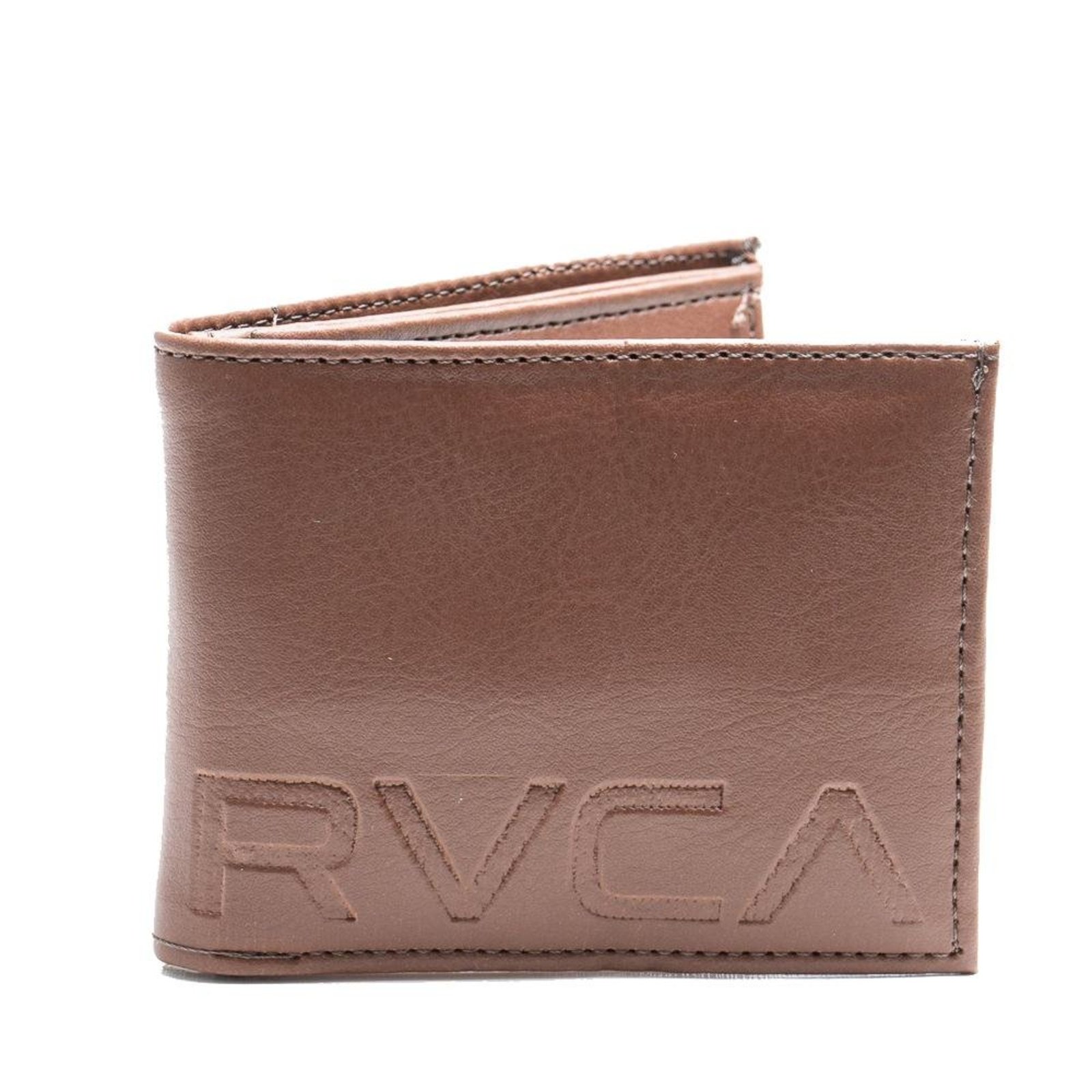 Carteira RVCA Cut Bifold 2 WT25 Marrom Claro