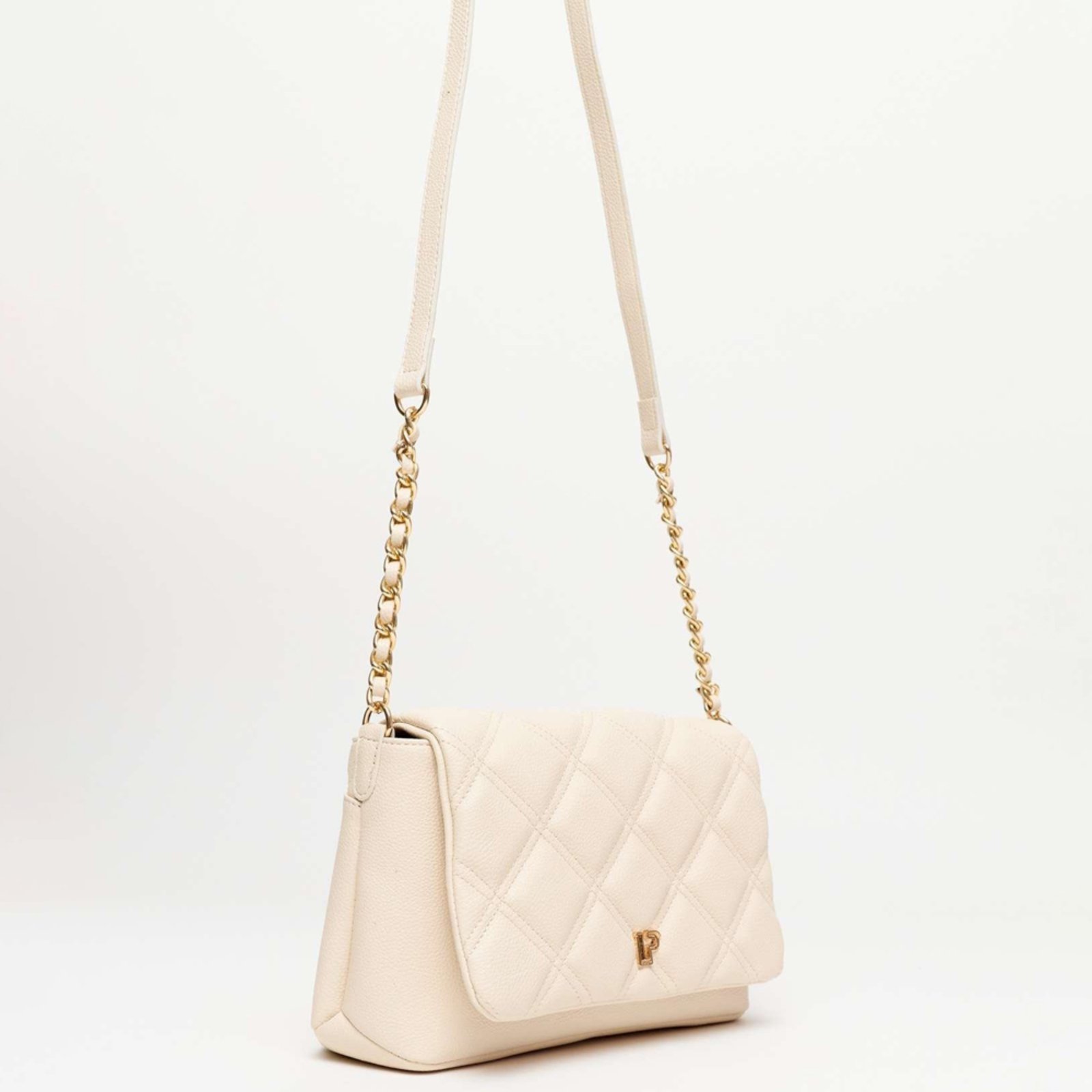Vista 2 Bolsa Crossbody Easy Lança Perfume Pr26 Off White Feminino amarelo white amarelo white