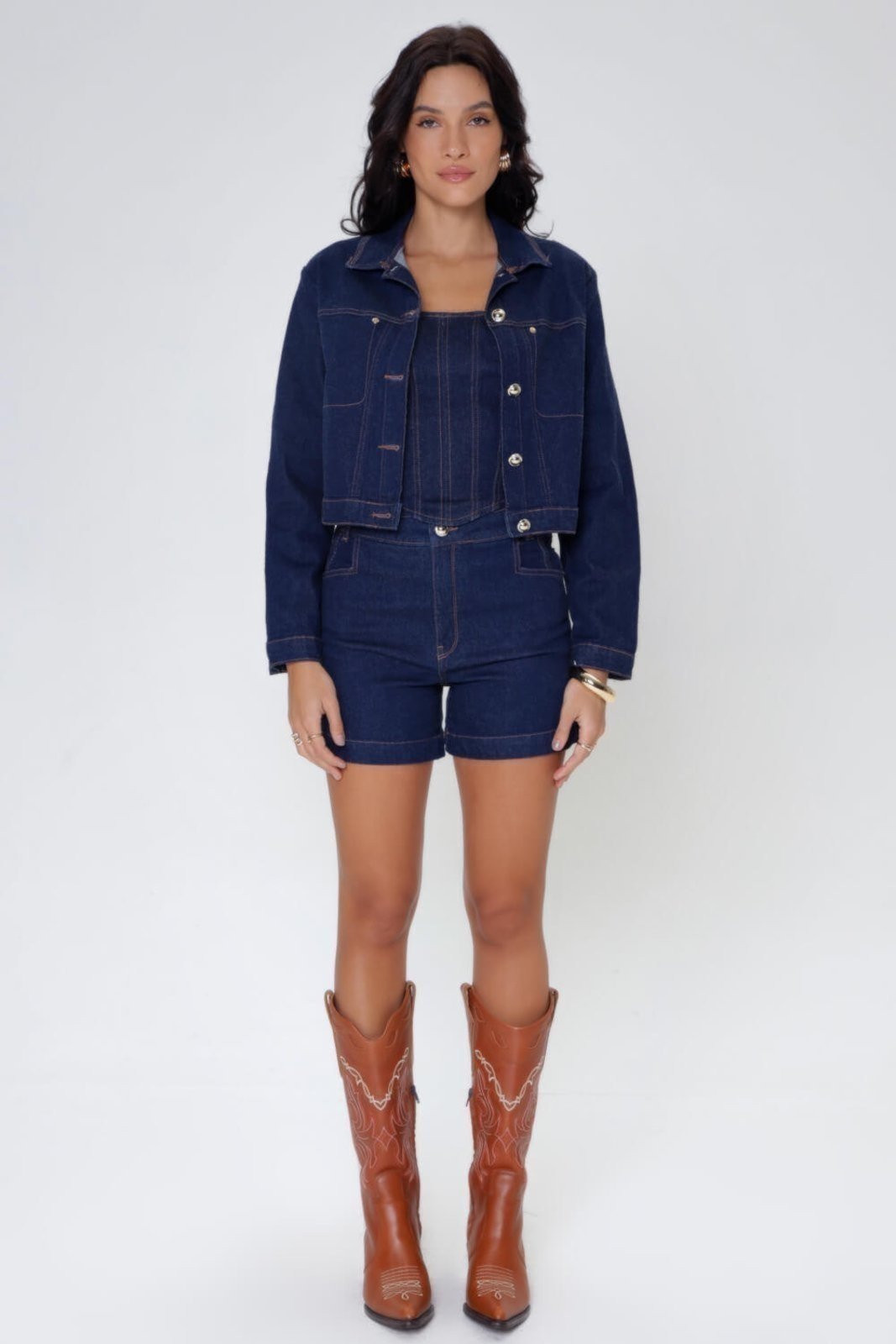 JAQUETA JEANS LOGOMANIA UNICA Gatabakana