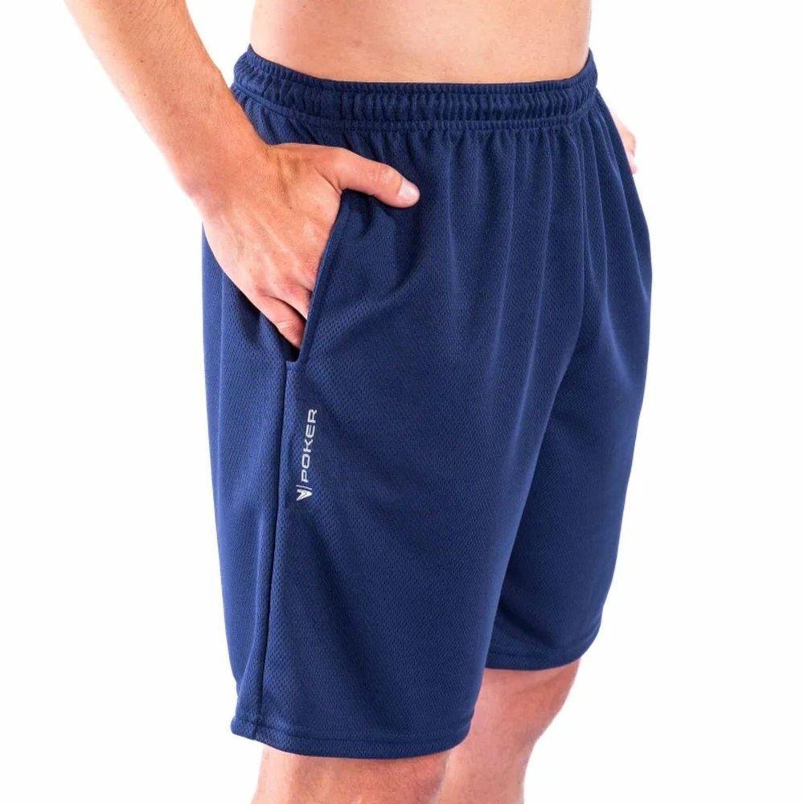 Calção Poker Médio com Bolso Flow Masculino Marinho Azul Marinho