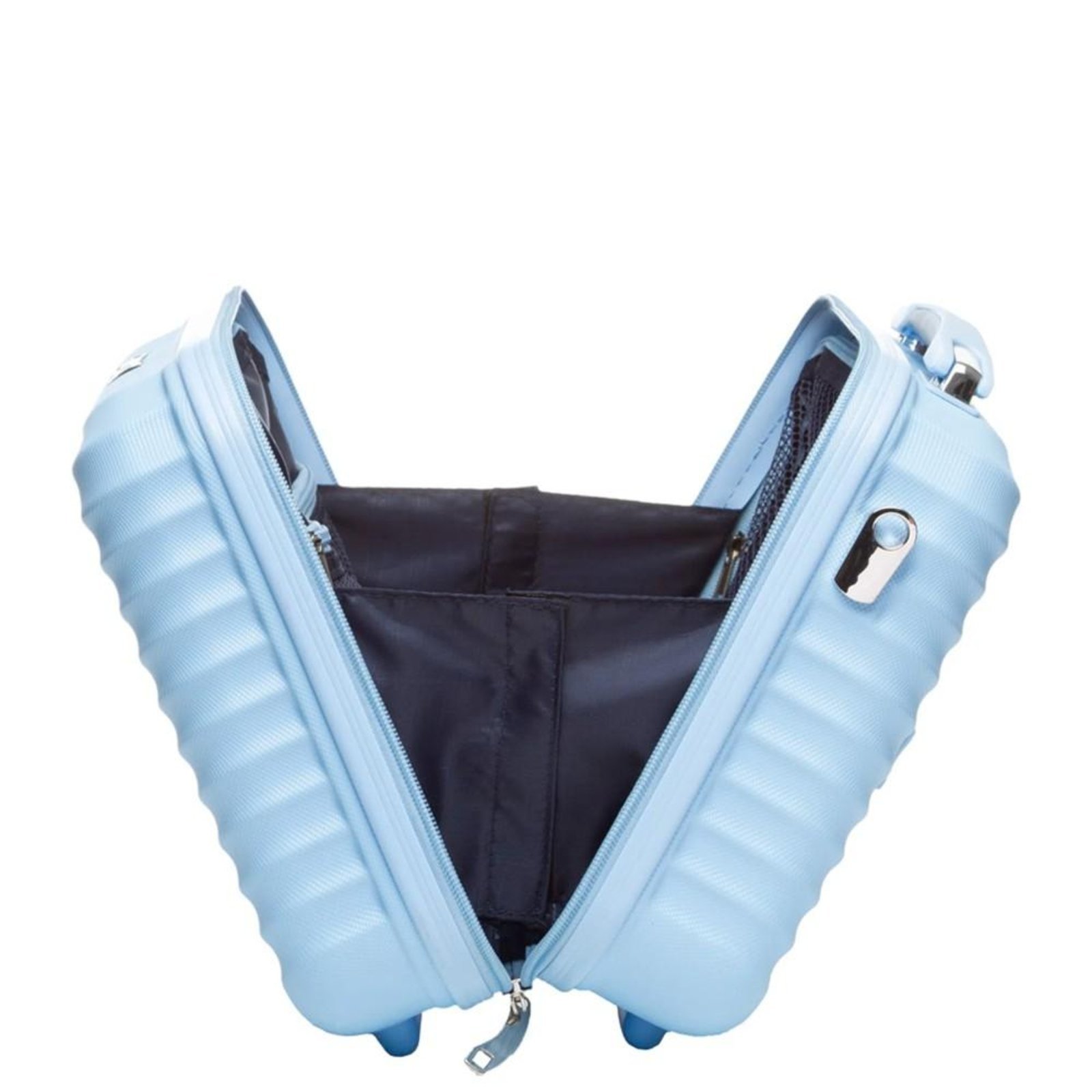 Vista 3 Infantil - Frasqueira Maleta de Viagem Sestini Vega 2T Grande Azul incolor azul Sestini incolor azul