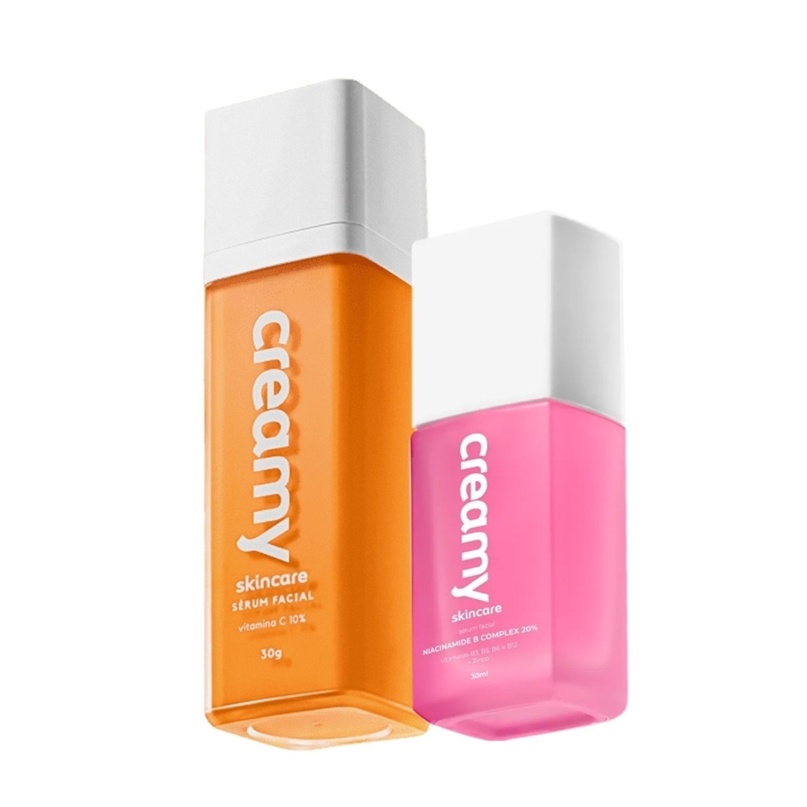 Vista 2 Kit Creamy Vitamina C e B Complex (2 produtos) multicolorido Creamy multicolorido