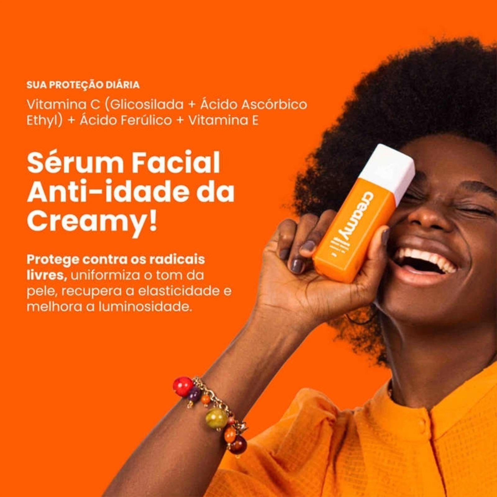 Vista 3 Kit Creamy Vitamina C e B Complex (2 produtos) multicolorido Creamy multicolorido